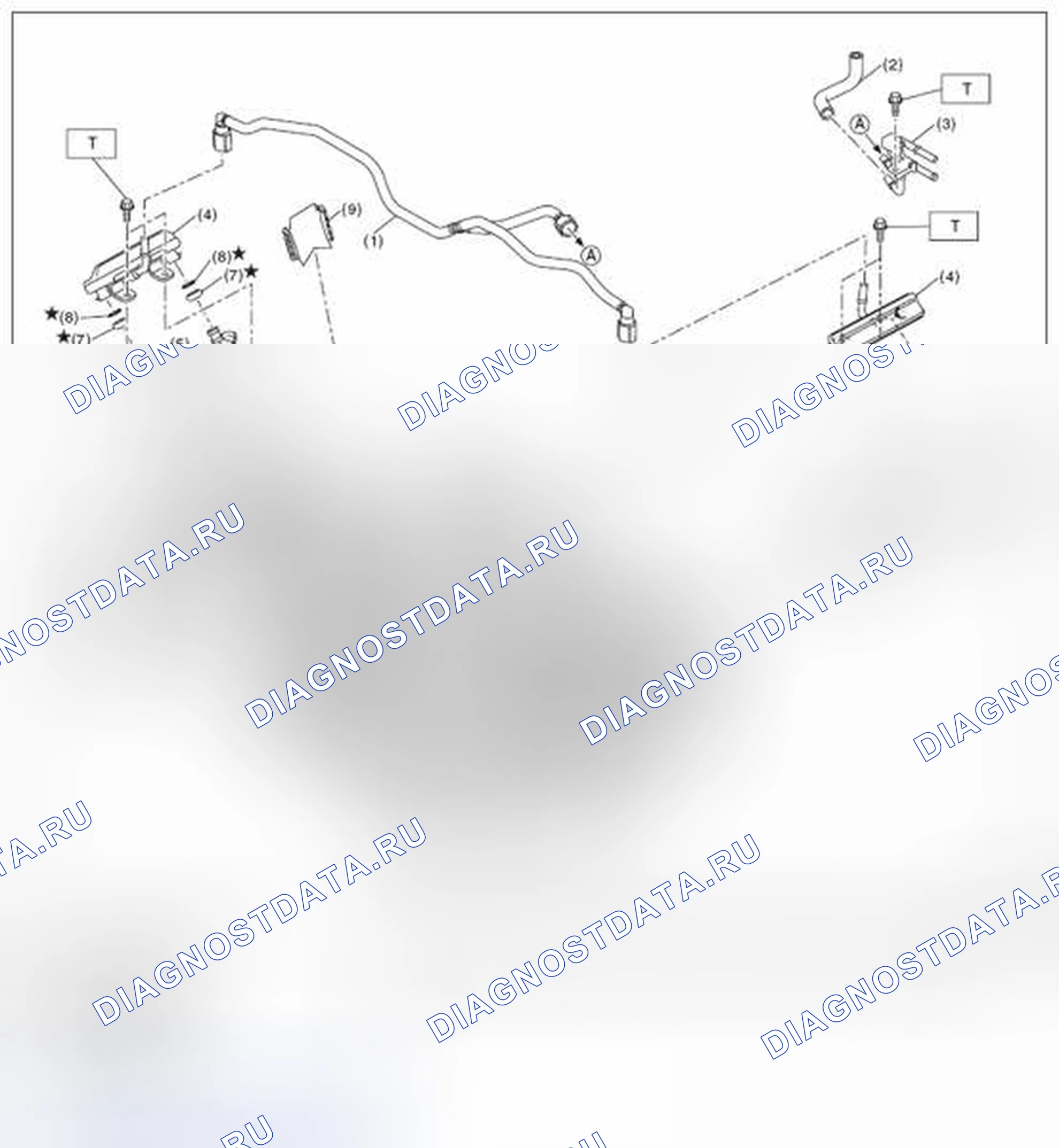 Рис. 76: ВПУСКНОЙ КОЛЛЕКТОР 2. Subaru Impreza GK