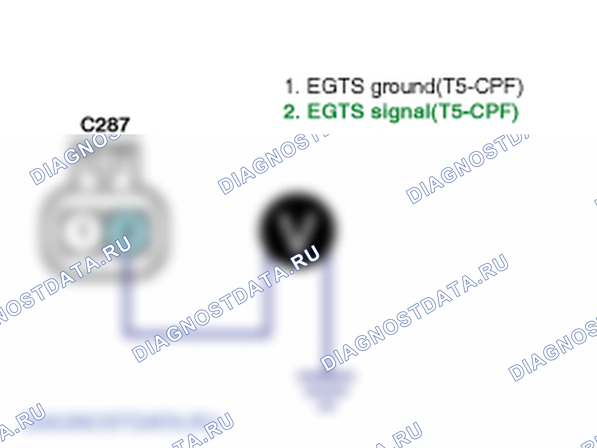 Контроль проводов — P2034. Hyundai Santa Fe CM