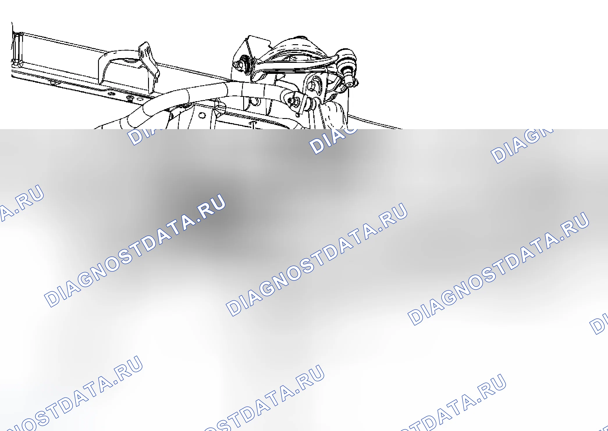 Рис. 18: Замена втулки держателя дифференциала в сборе и кронштейна. Hummer H3 I
