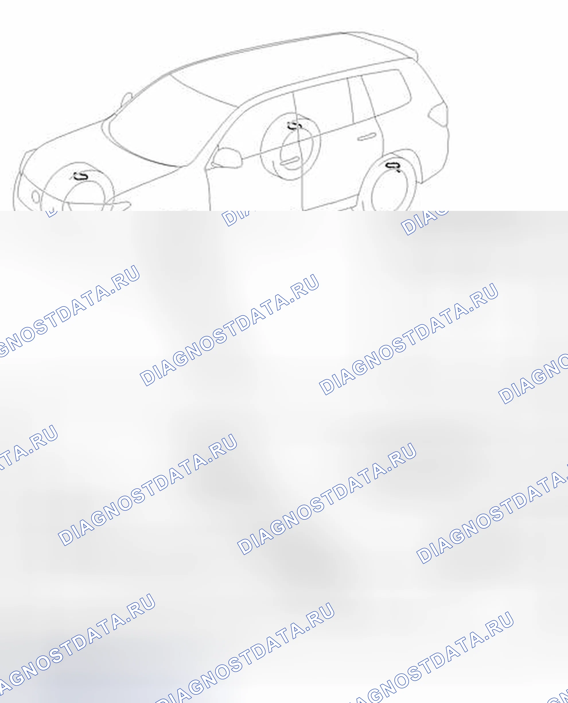 Рис. 86: ИЛЛЮСТРАЦИЯ. Toyota Highlander II рестайлинг