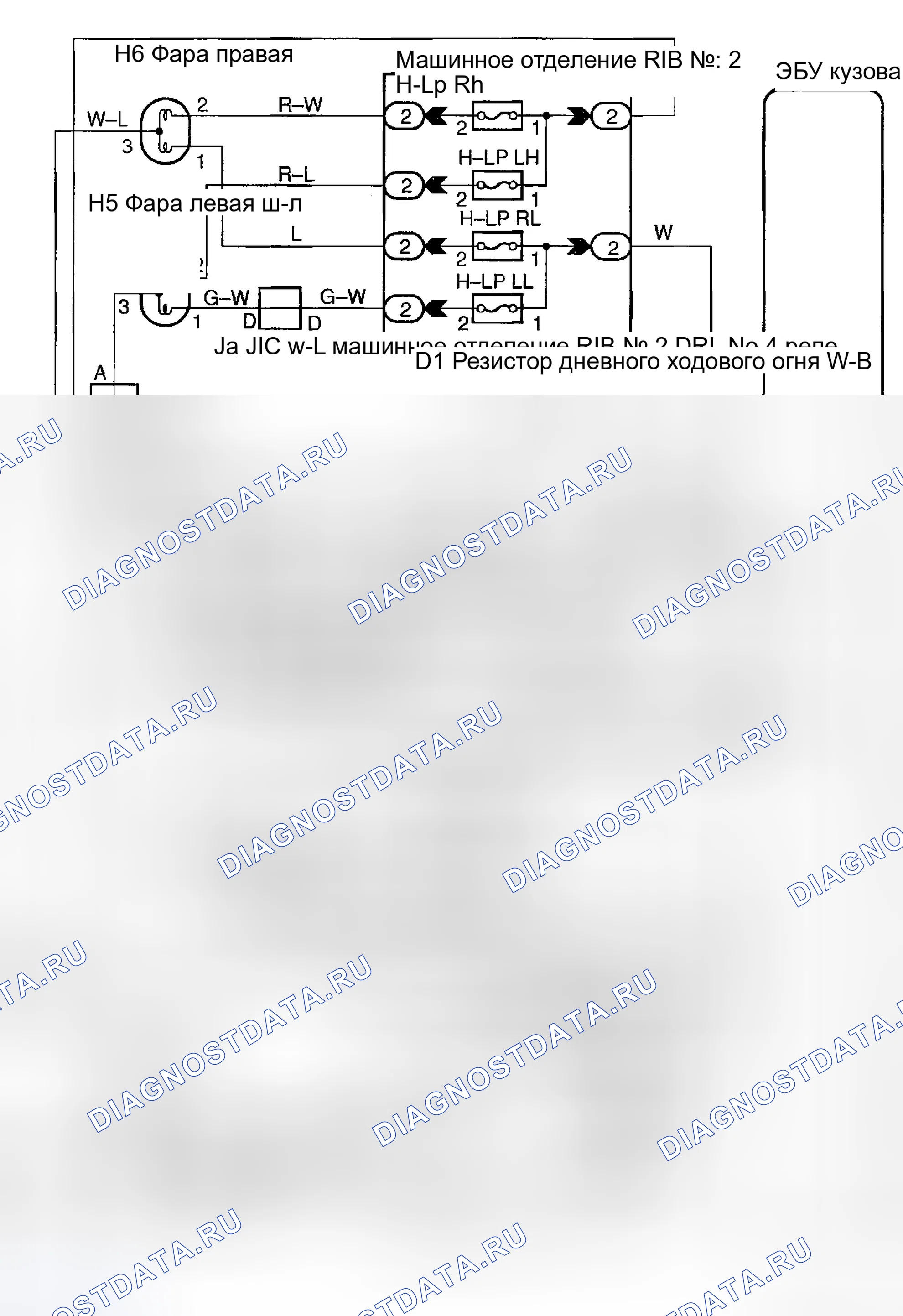 Рис. 14: электросхема. Toyota Sequoia I