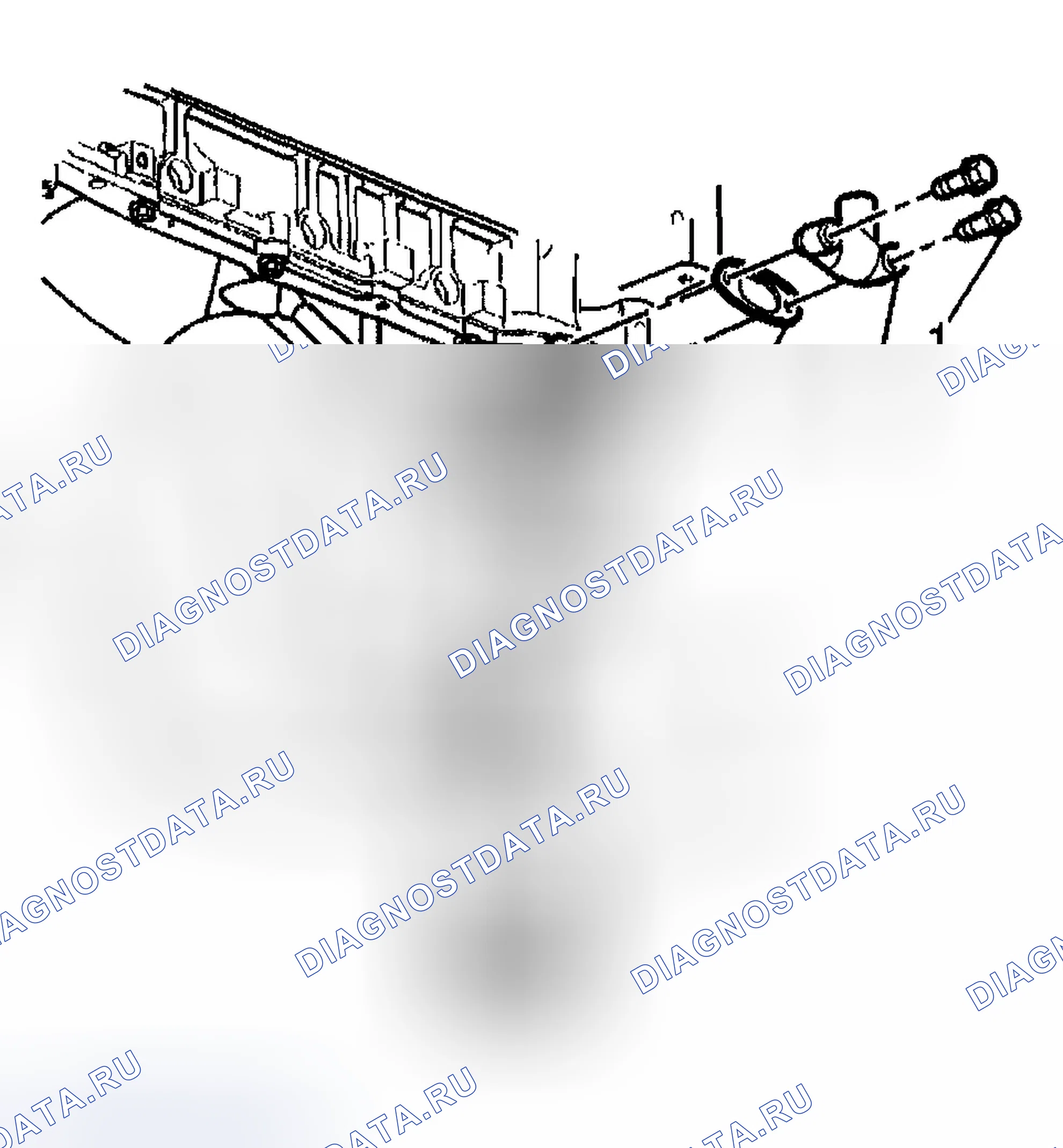 Рис. 256: Установка масляного фильтра, адаптера, крышки поддона. Chevrolet Tahoe II