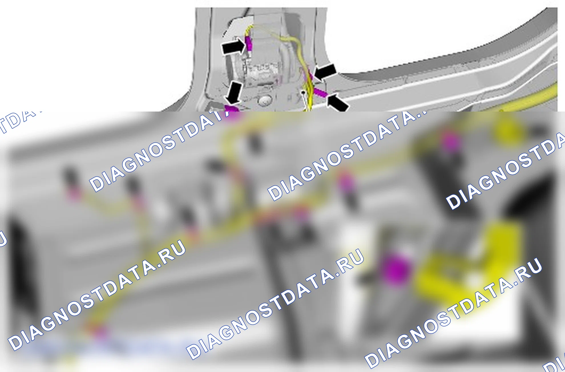 Как снять и установить жгут электропроводки пассажирского салона. Ford Kuga II