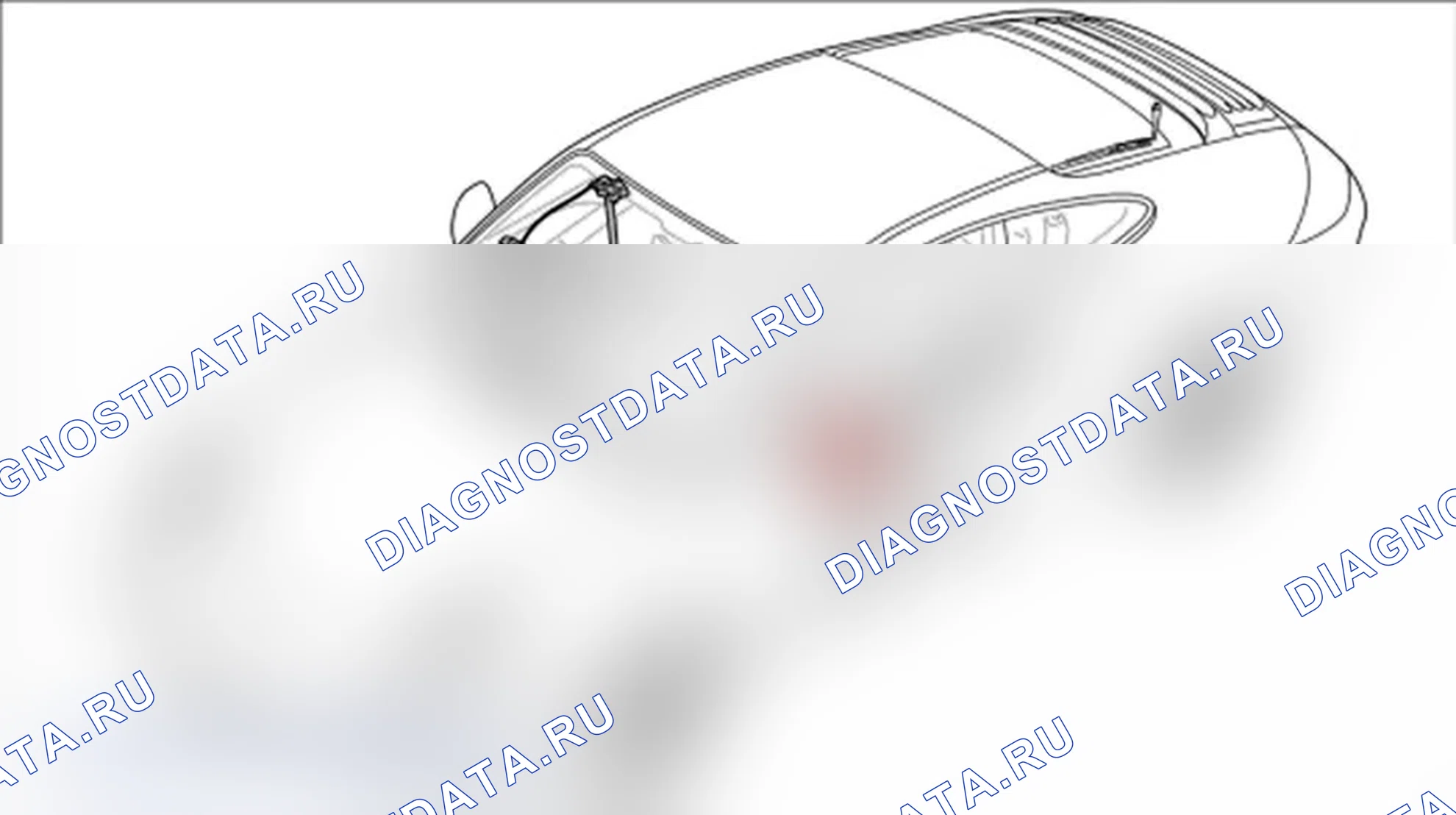 Рис. 67: Снятие передних стеклоподъемников. Porsche 911 GT3 997