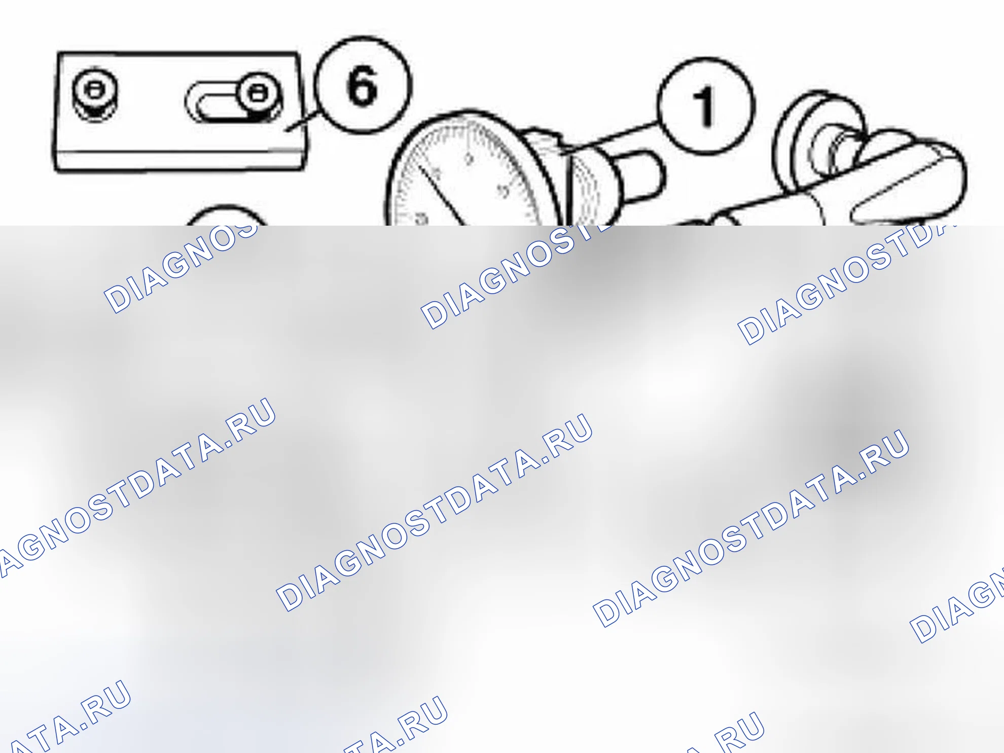 Рис. 65: 11 6 250 Рычажный датчик (Puppitast). BMW M6 E63/E64