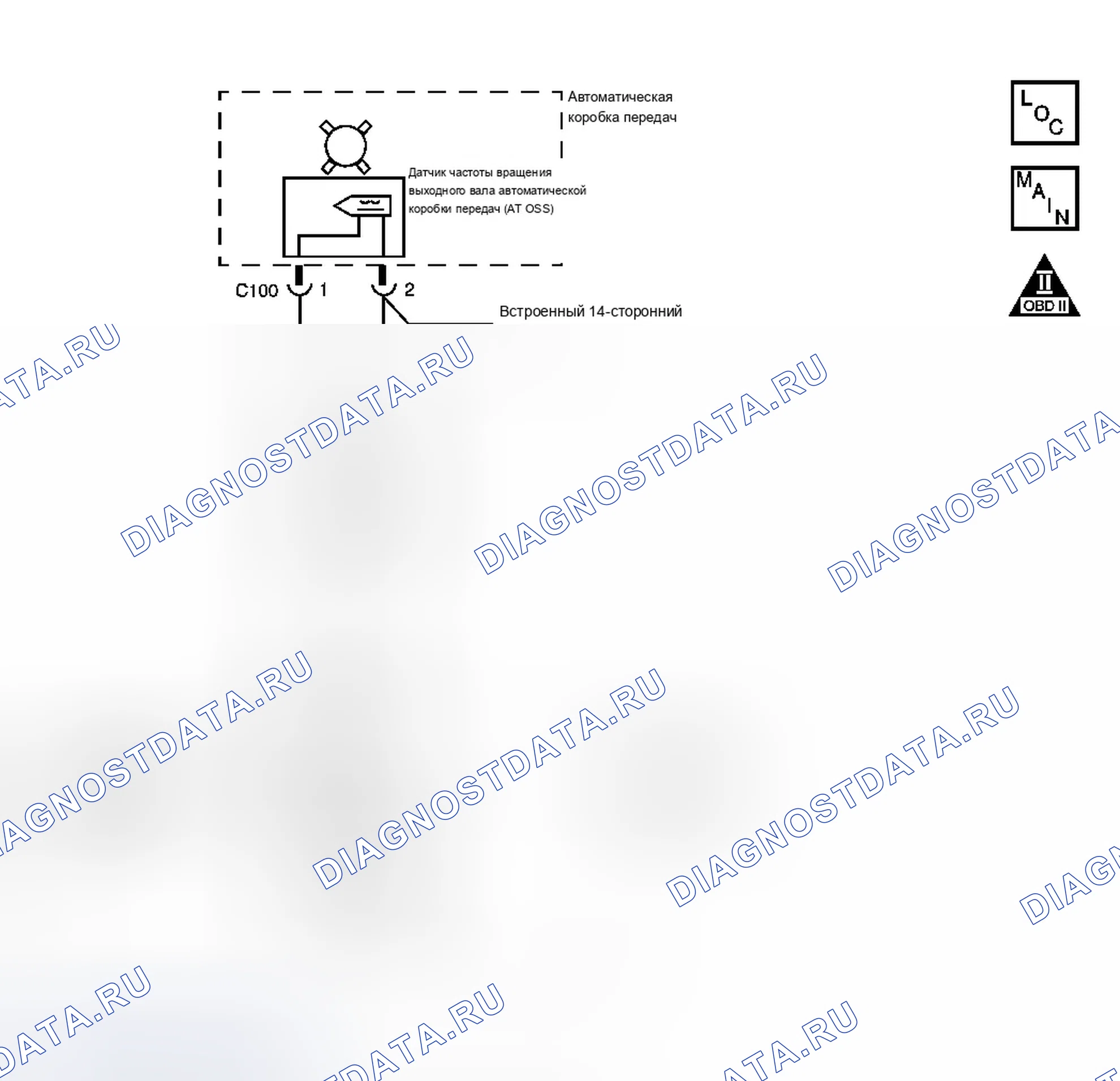 Рис. 6: расшифровка кода ошибки P0722. Chevrolet Equinox I