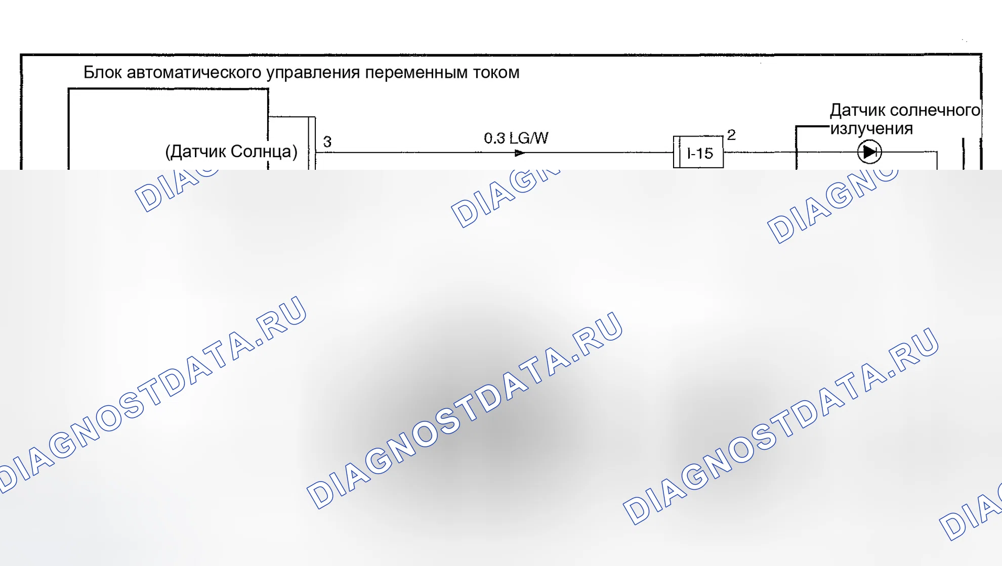 Рис. 28: ДИАГРАММА 1. ДАТЧИК В АВТОМОБИЛЕ. Isuzu Axiom I