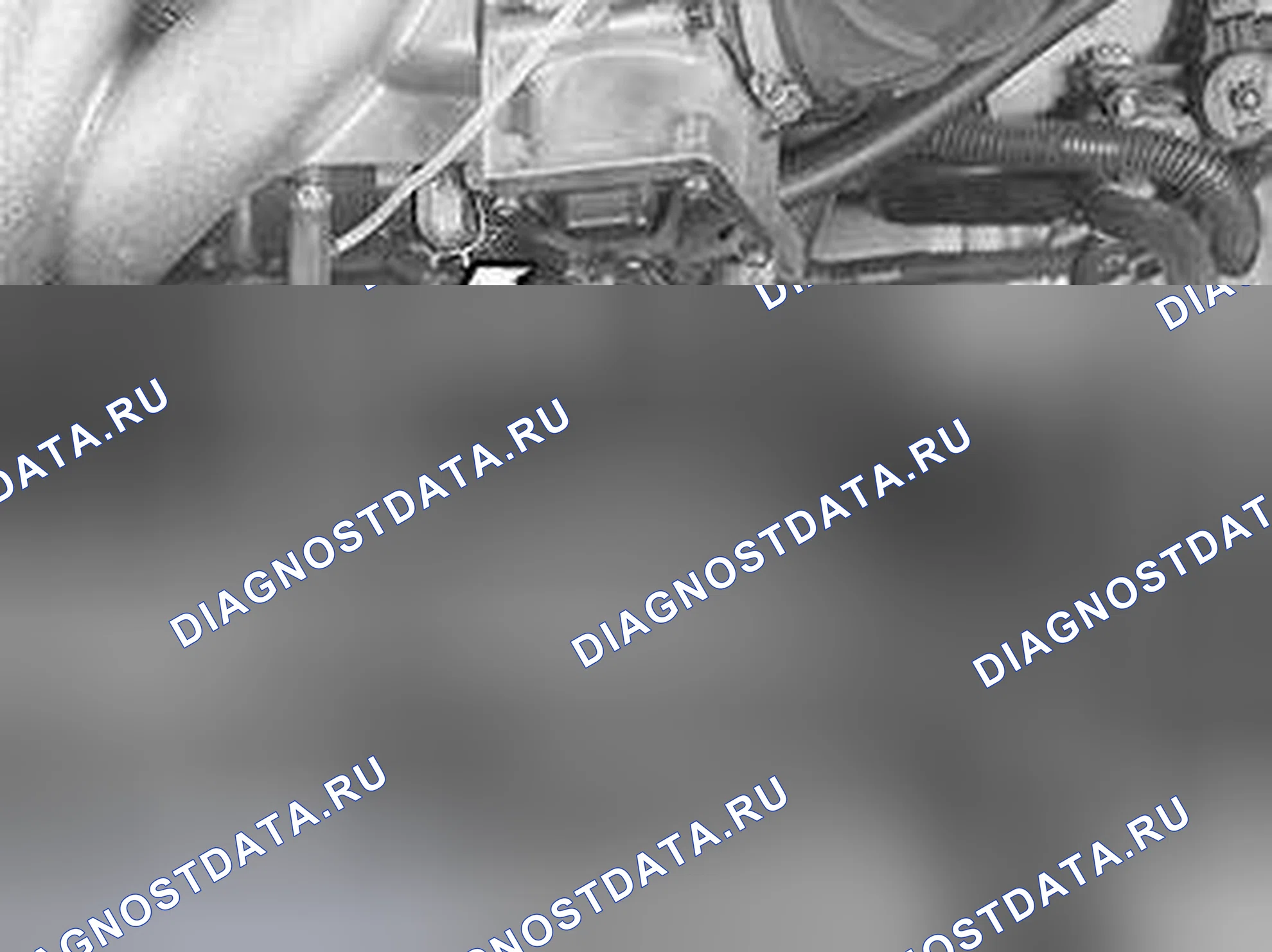 Рис. 705: Демонтаж штуцера и вакуумного шланга. Volvo C70 I