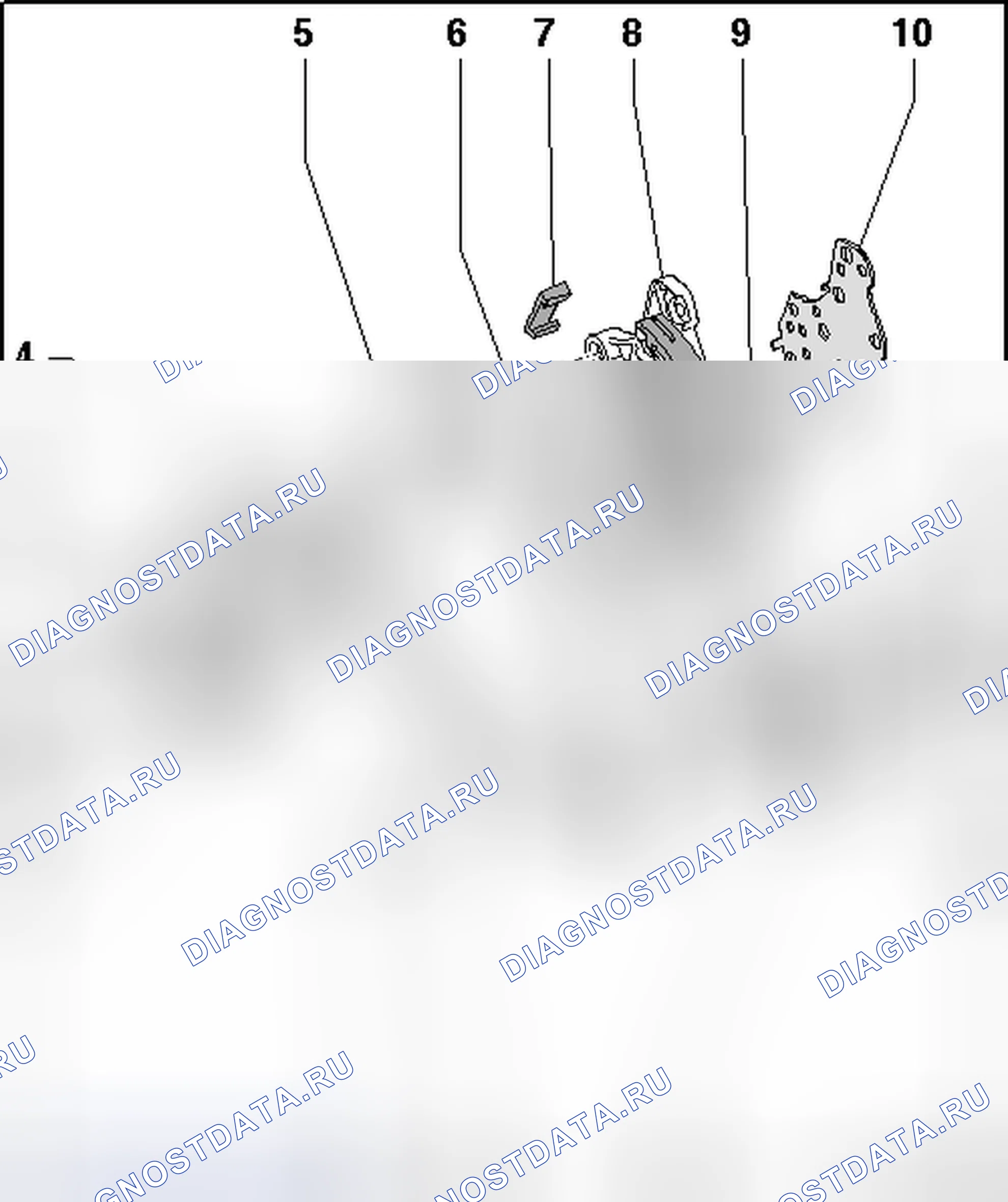Рис. 433: ОБЗОР ЦЕПИ ГРМ РАСПРЕДЕЛИТЕЛЬНОГО ВАЛА. Volkswagen Touareg I рестайлинг
