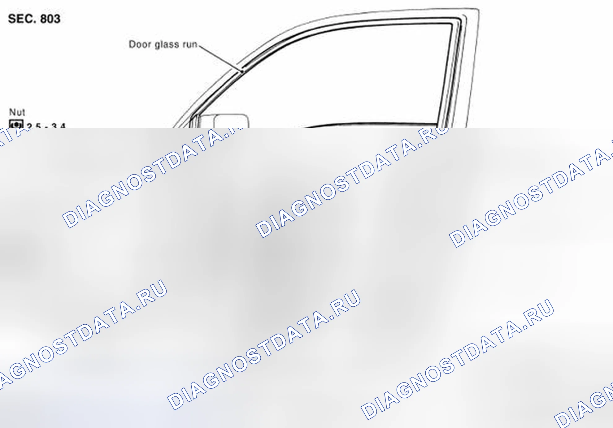 Рис. 59: Демонтаж и монтаж. Nissan X-Trail I