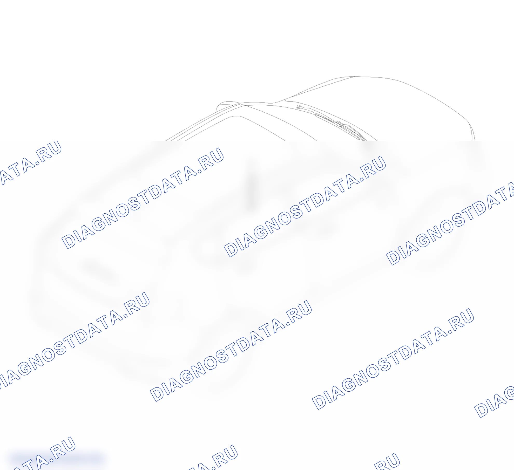 Схема расположения стекла задней двери — Haval H4. Haval H4 I