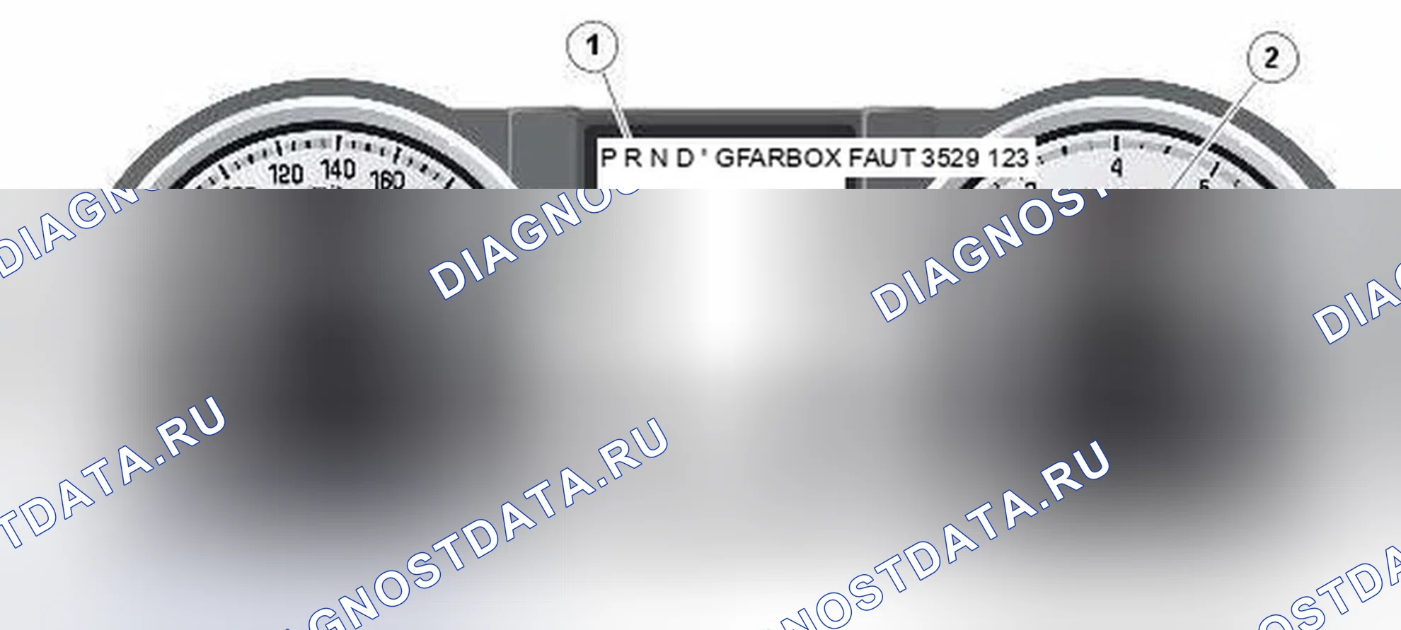 Рис. 70: ПРИБОРНАЯ ПАНЕЛЬ. Jaguar XFR I
