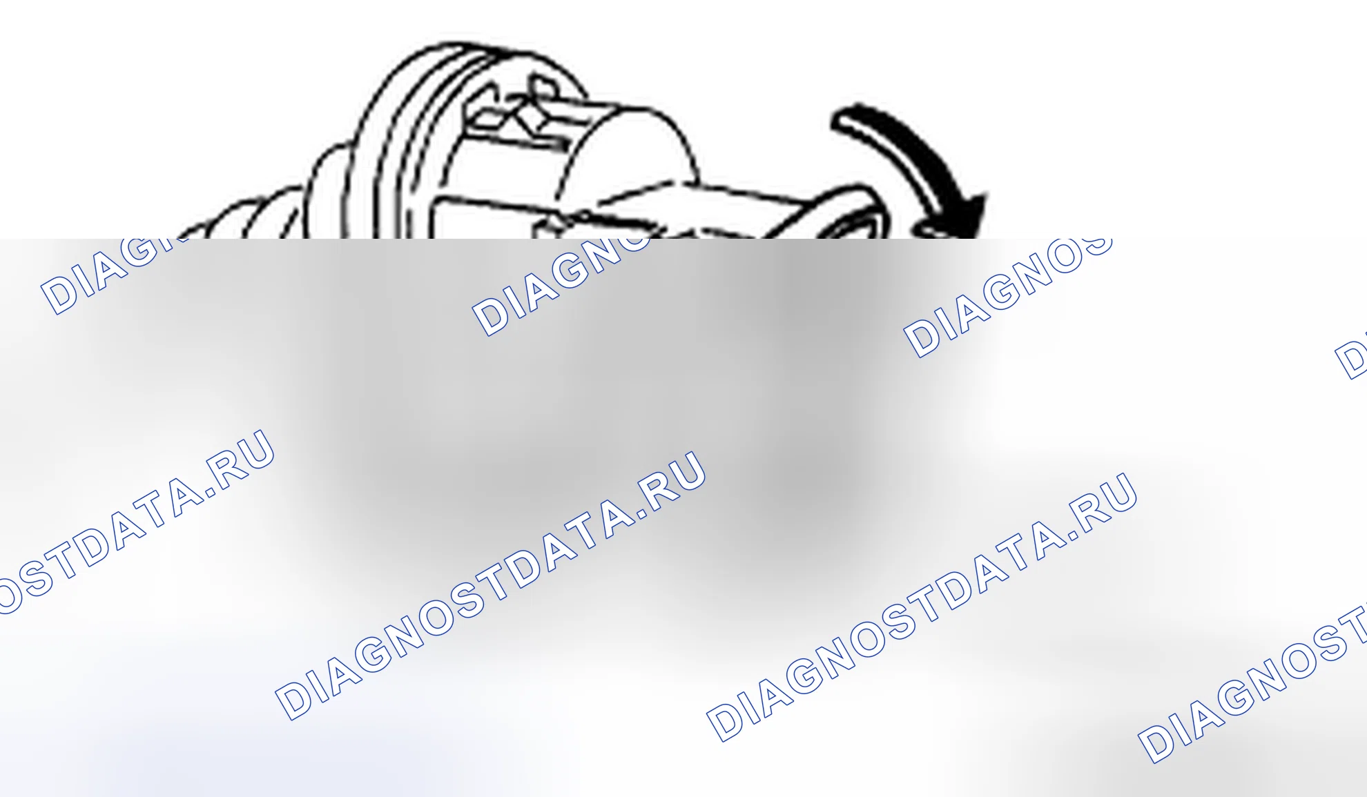 Рис. 25: Примечание по демонтажу разъема. Mazda CX-7 I
