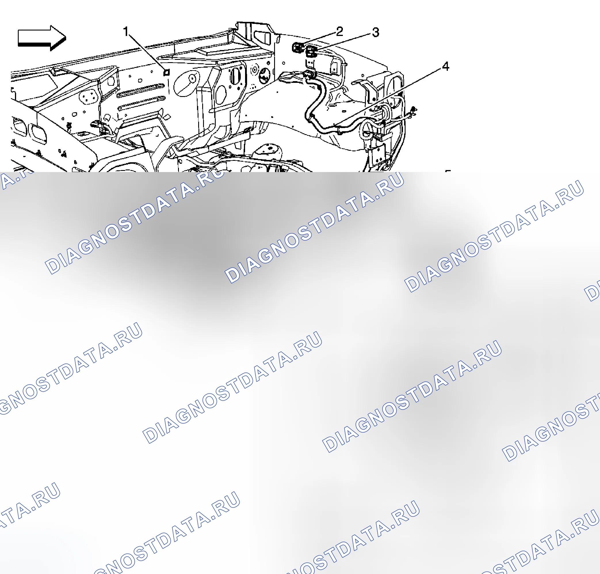 Рис. 198: Виды прокладки кабелей. Hummer H2 I рестайлинг