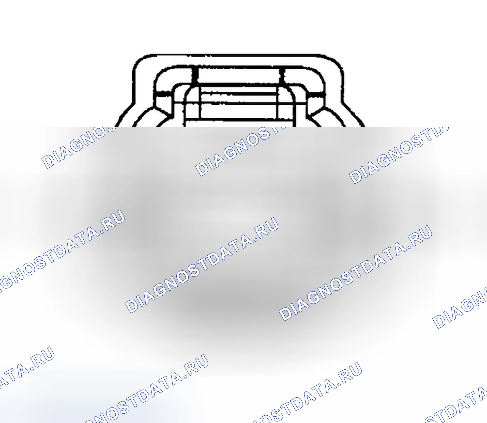 Рис. 36: Реле тормозного давления C1025 (только ABS). Ford Explorer III