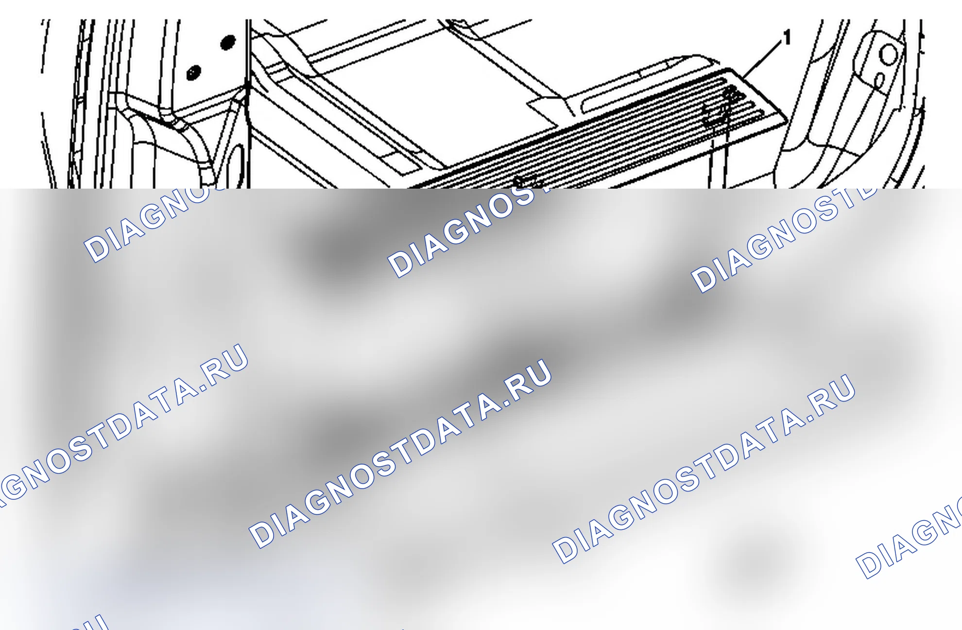 Рис. 71: Замена подоконника задней боковой двери (кабина экипажа). Chevrolet Silverado 2500 HD 
