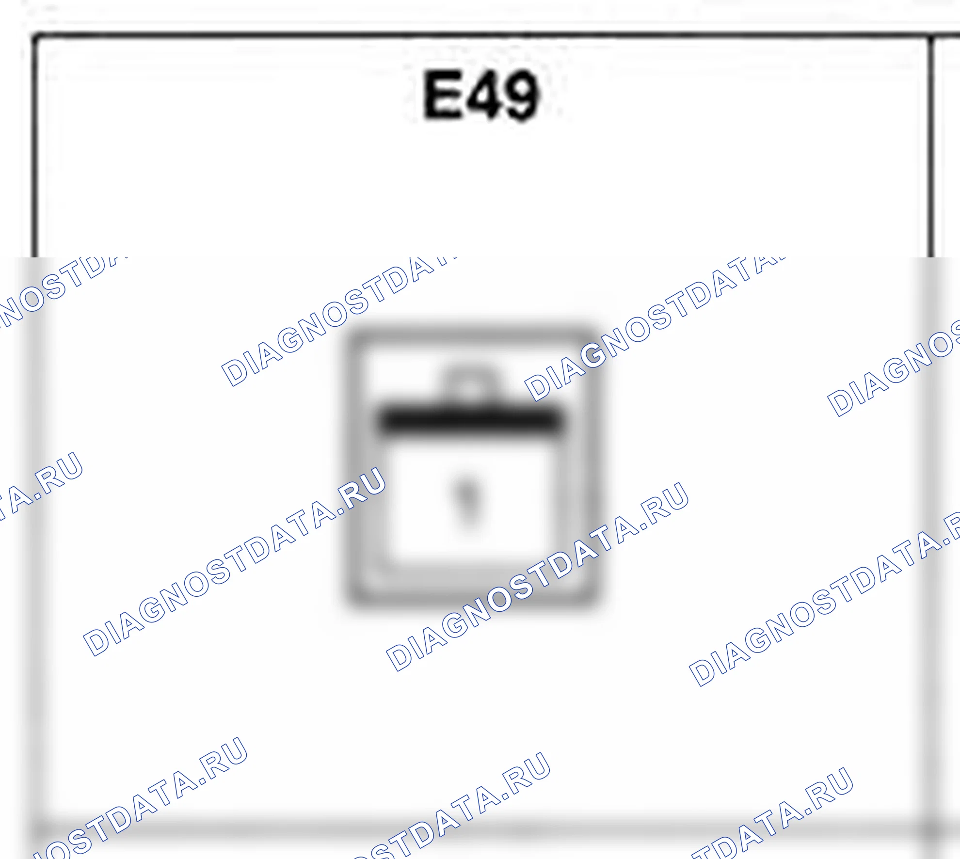 Распиновка разъёма E49 — жгута двигателя. Hyundai Atos MX