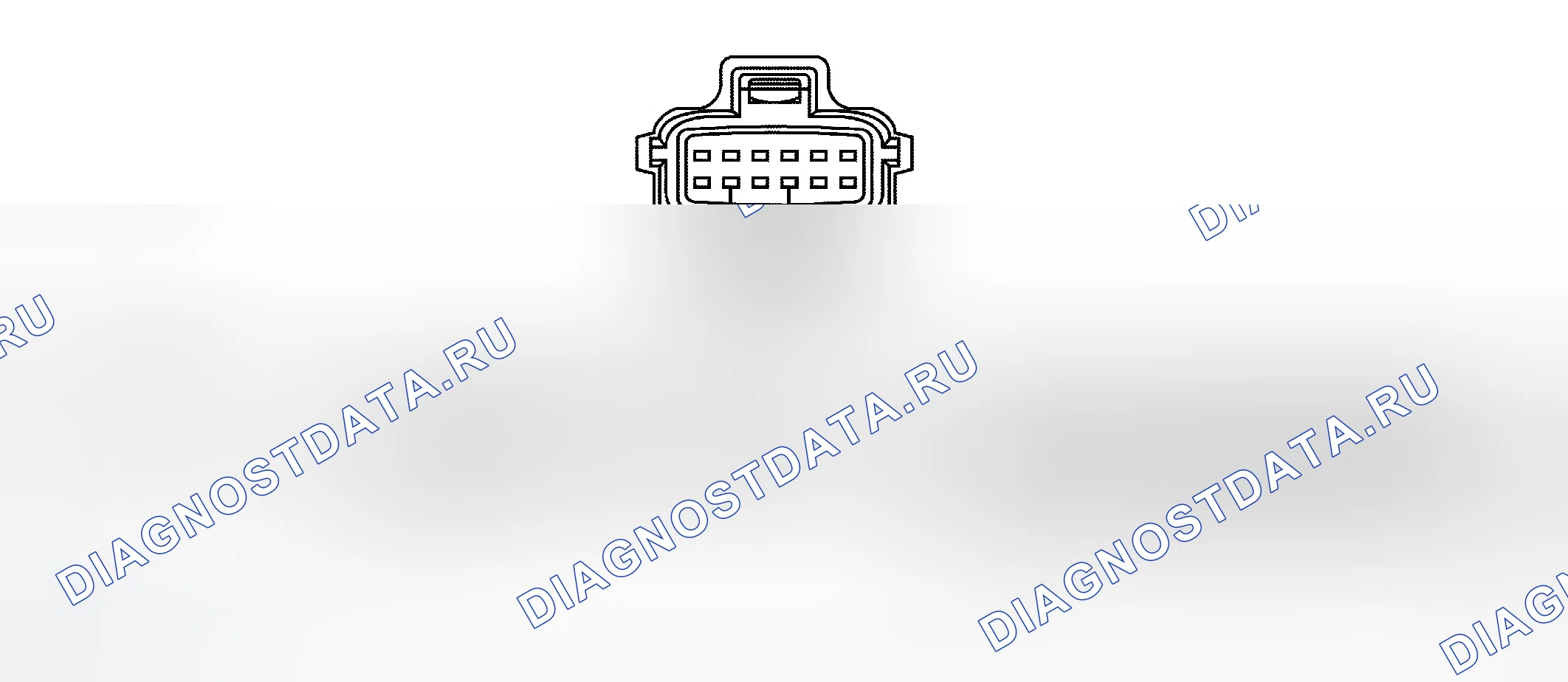 Рис. 138: Цифровой датчик Tr C167 - только автоматическая коробка передач (A / T). Ford Pickup F350 Super Duty 