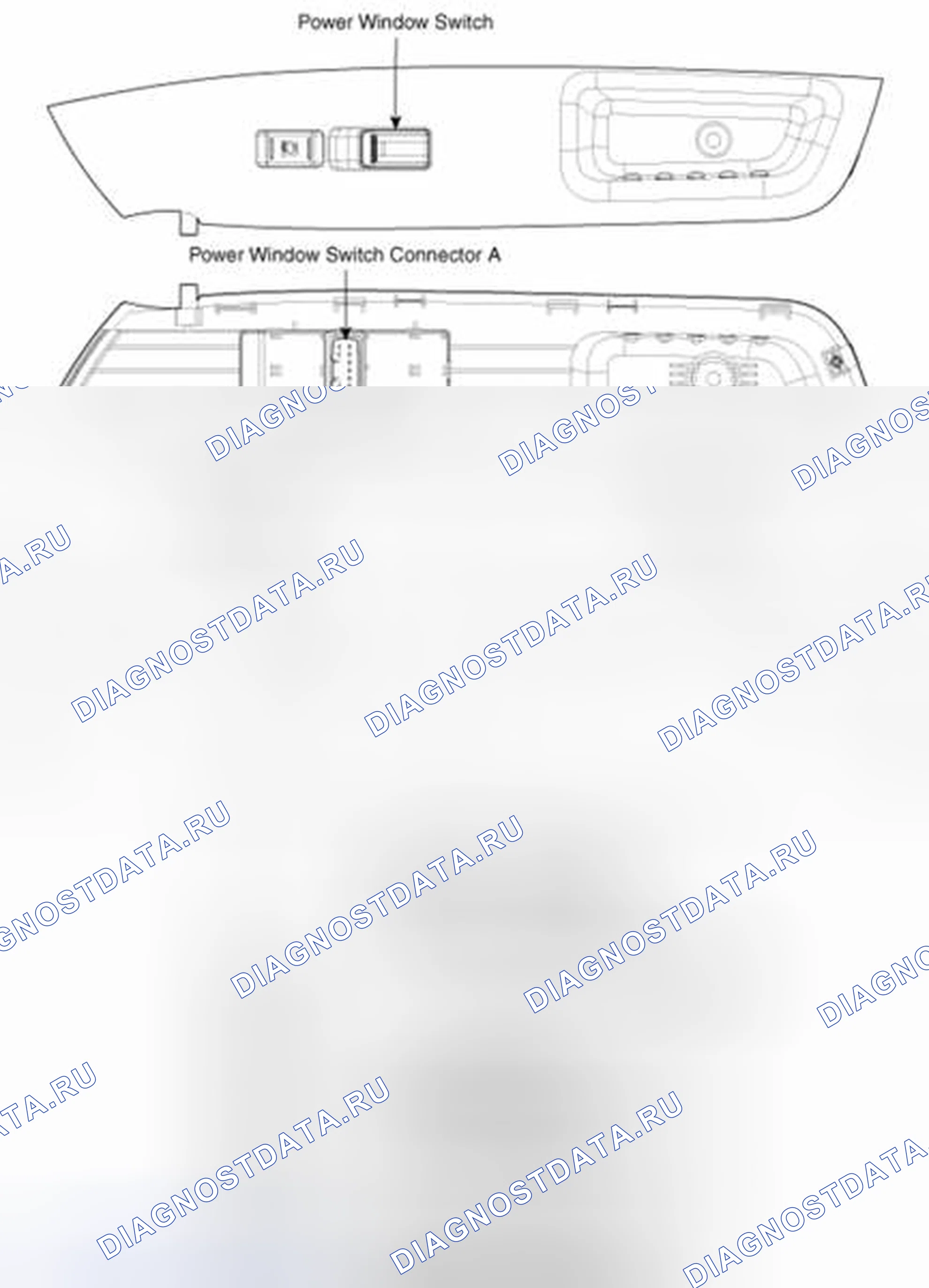Рис. 8: Переключатель окна питания ассистент. Geely SC7 I