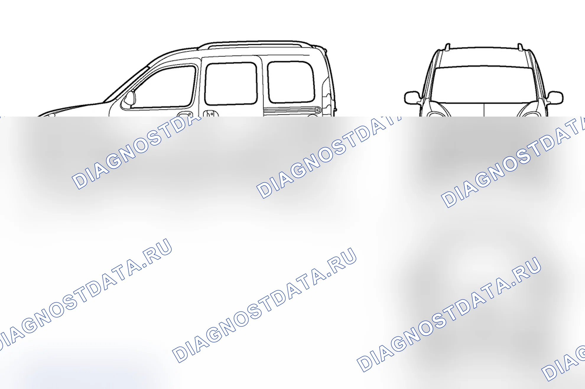 Технические характеристики автомобиля. Renault Kangoo II-BeBop