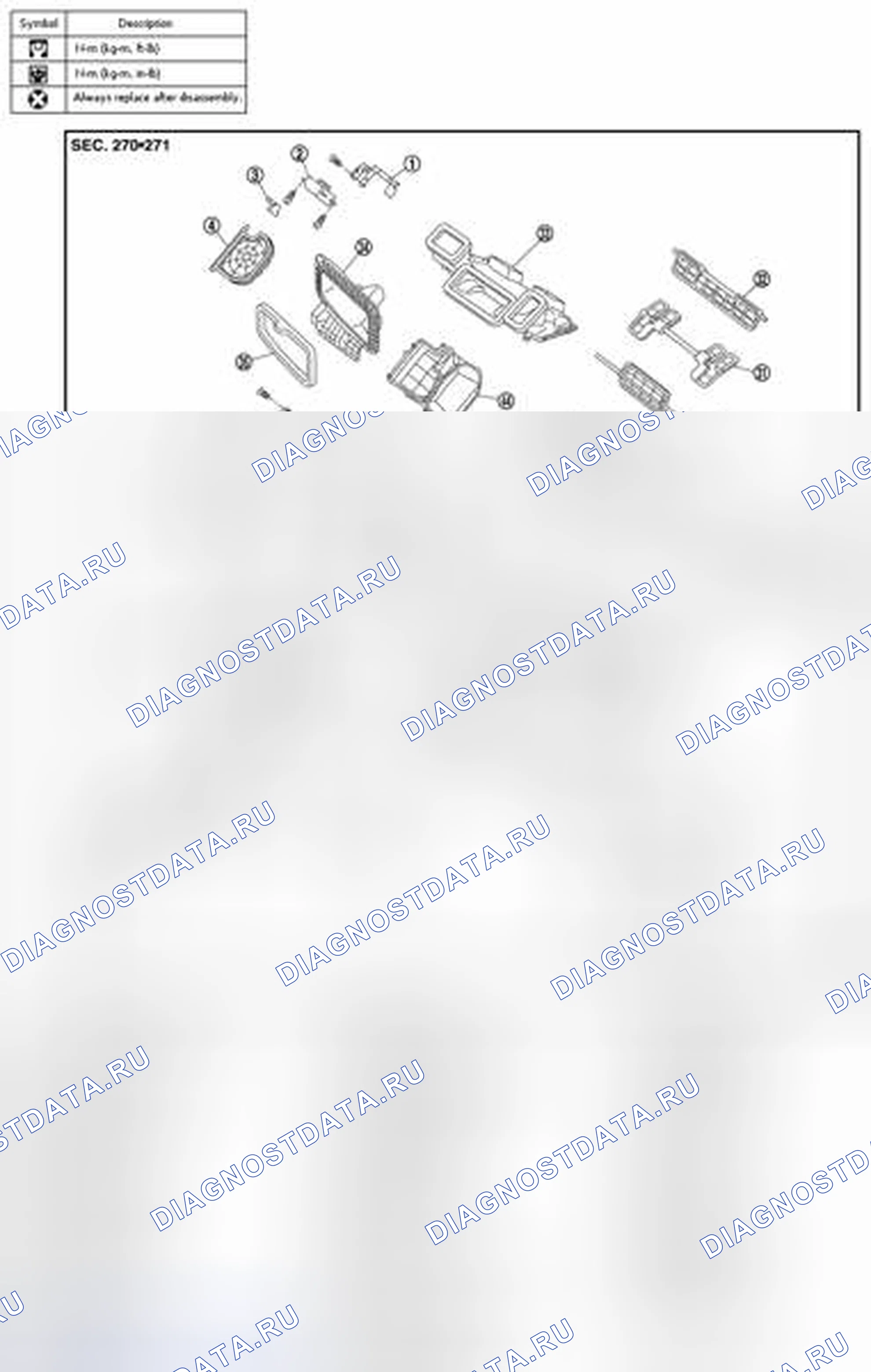Рис. 16: РАЗБОРКА. Nissan Rogue I рестайлинг