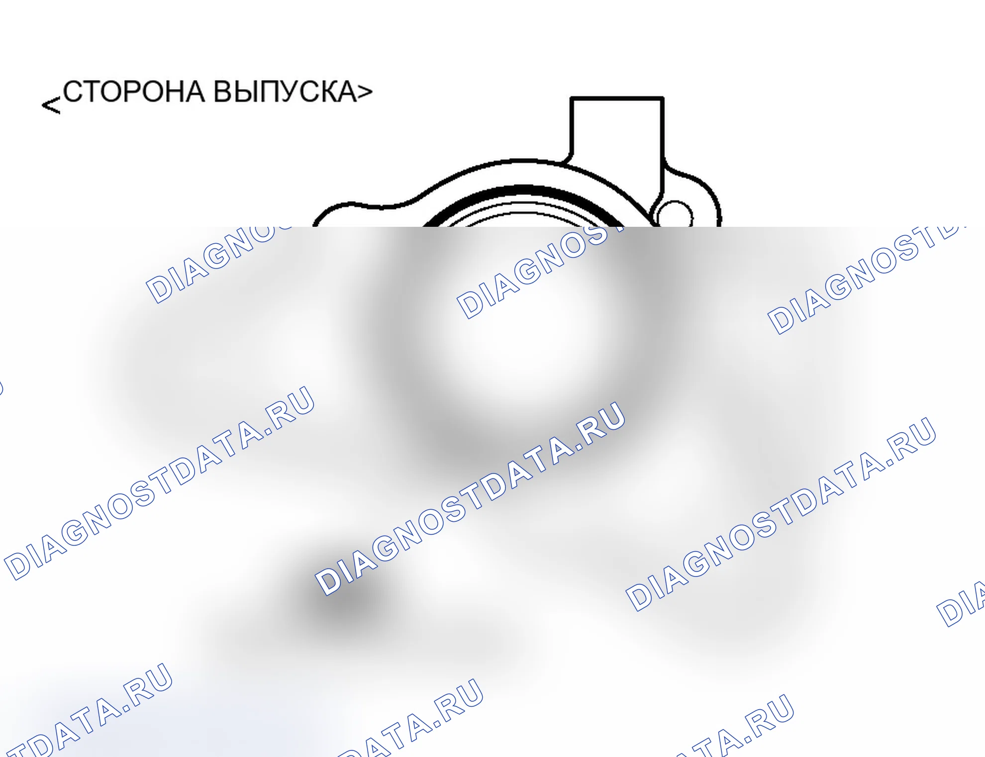 Рис. 636: >> J <<УСТАНОВКА ОПОРЫ ДАТЧИКА ПОЛОЖЕНИЯ РАСПРЕДЕЛИТЕЛЬНОГО ВАЛА. Mitsubishi Lancer Evolution IX