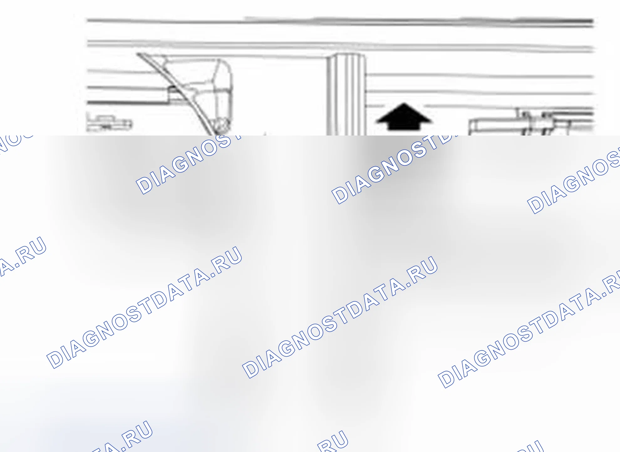 Рис. 13: Желоб в сборе. Ford Fiesta Mk6