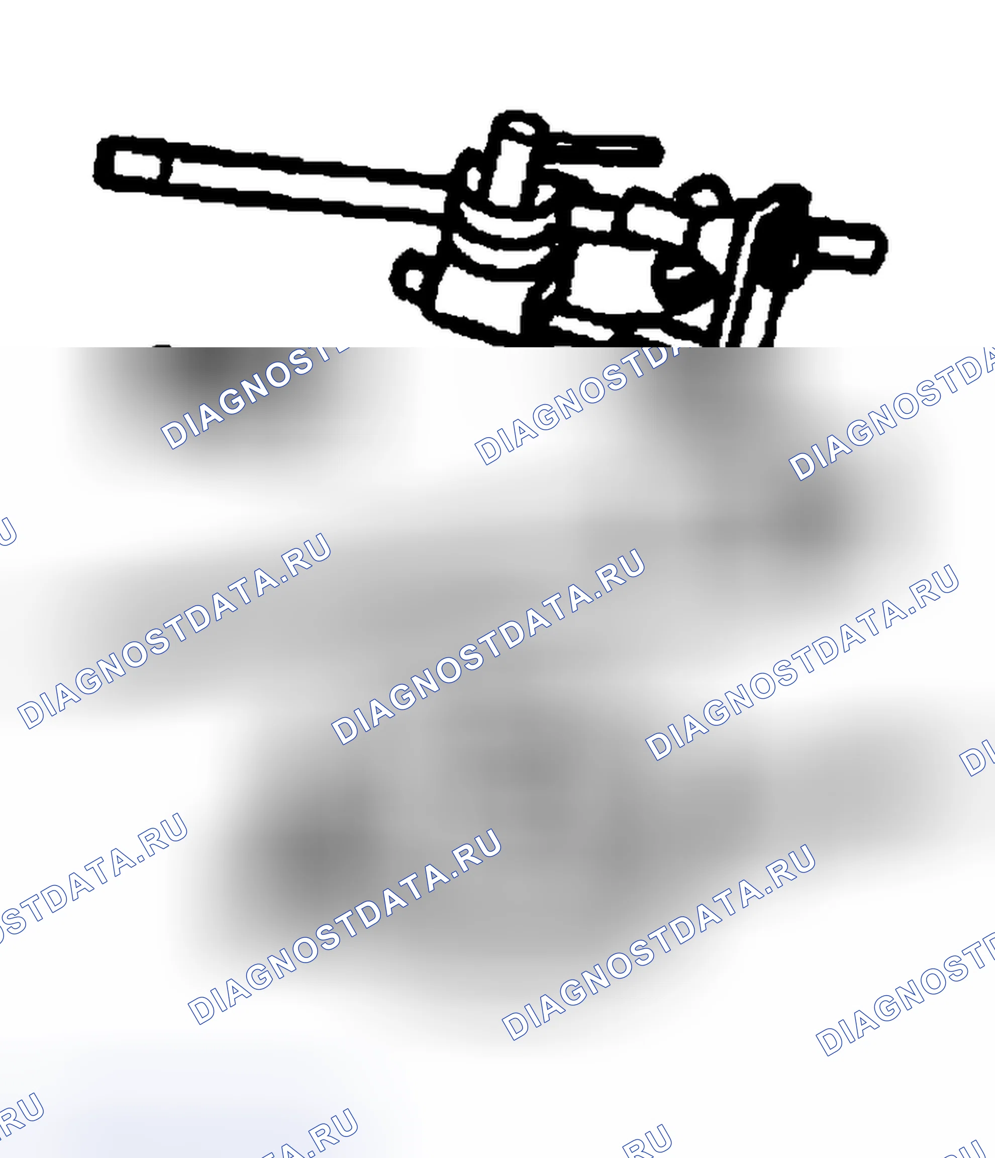 Рис. 167: Проверка биения маховика. Ford Pickup F250 Super Duty I