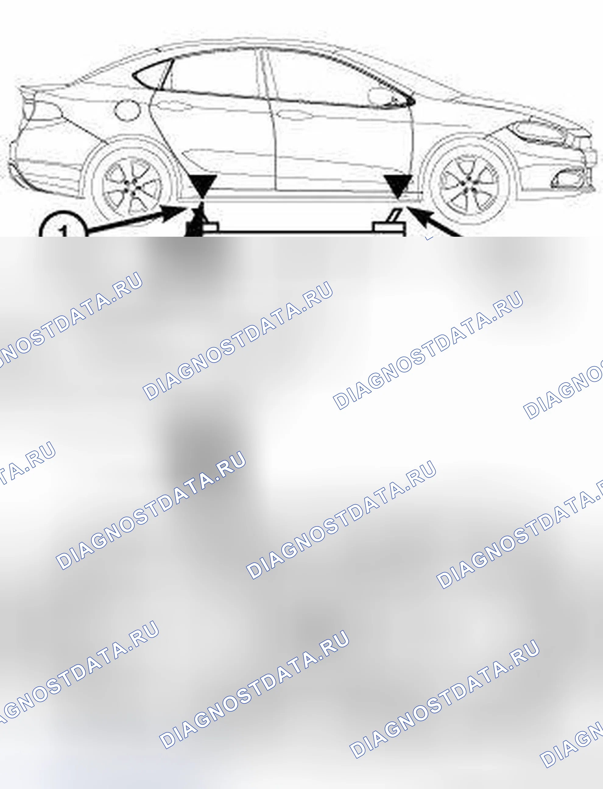 Рис. 5: СТАНДАРТНАЯ ПРОЦЕДУРА - ГРУЗОПОДЪЕМНЫЕ ОПЕРАЦИИ. Dodge Dart PF