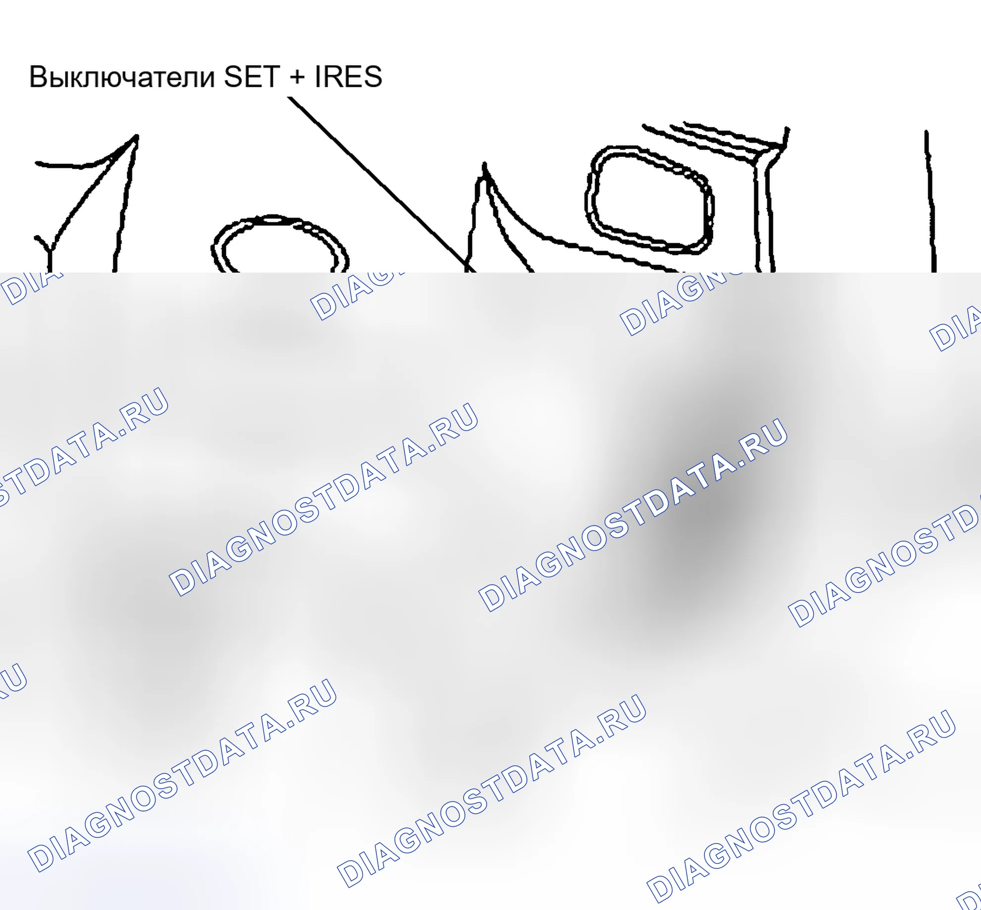 Рис. 89: Переключатели SET + / RES. Land Rover Discovery L318