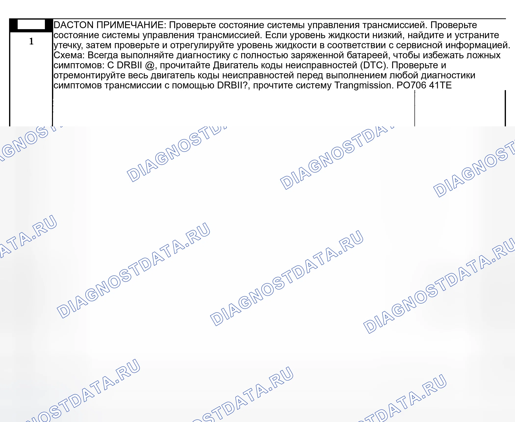 Рис. 608: Диагностические процедуры. Dodge Grand Caravan IV