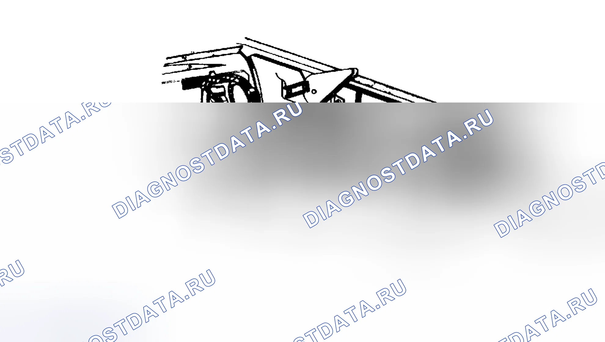 Рис. 9: Расположение компонентов (1 из 6). Dodge Cab & Chassis Dakota 