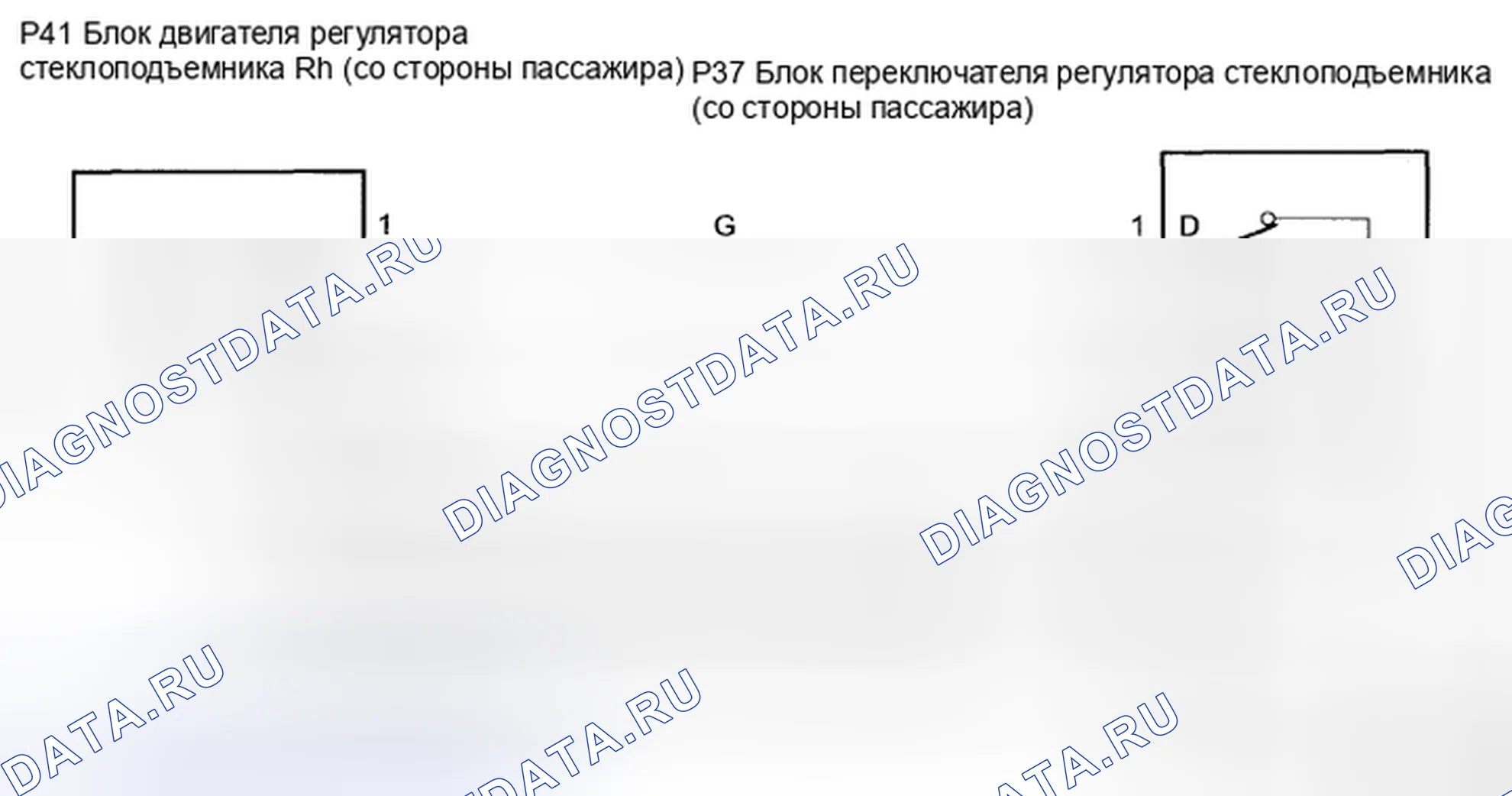 Рис. 11: электросхема. Toyota Sienna II рестайлинг
