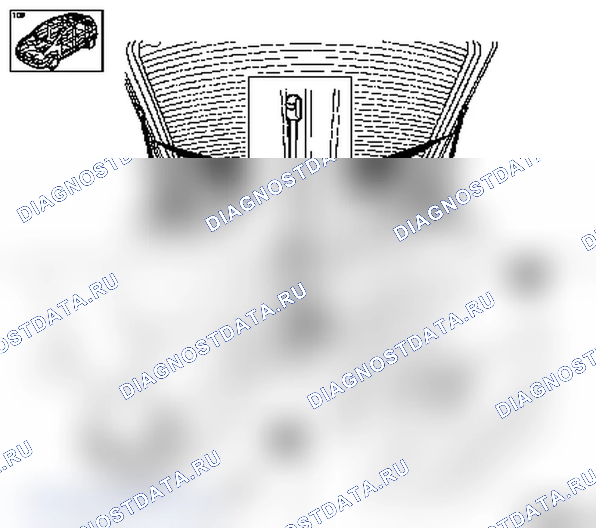 Замена пневматической пружины задней откидной двери (модель F 68, F 48, F 35). Opel Vectra C