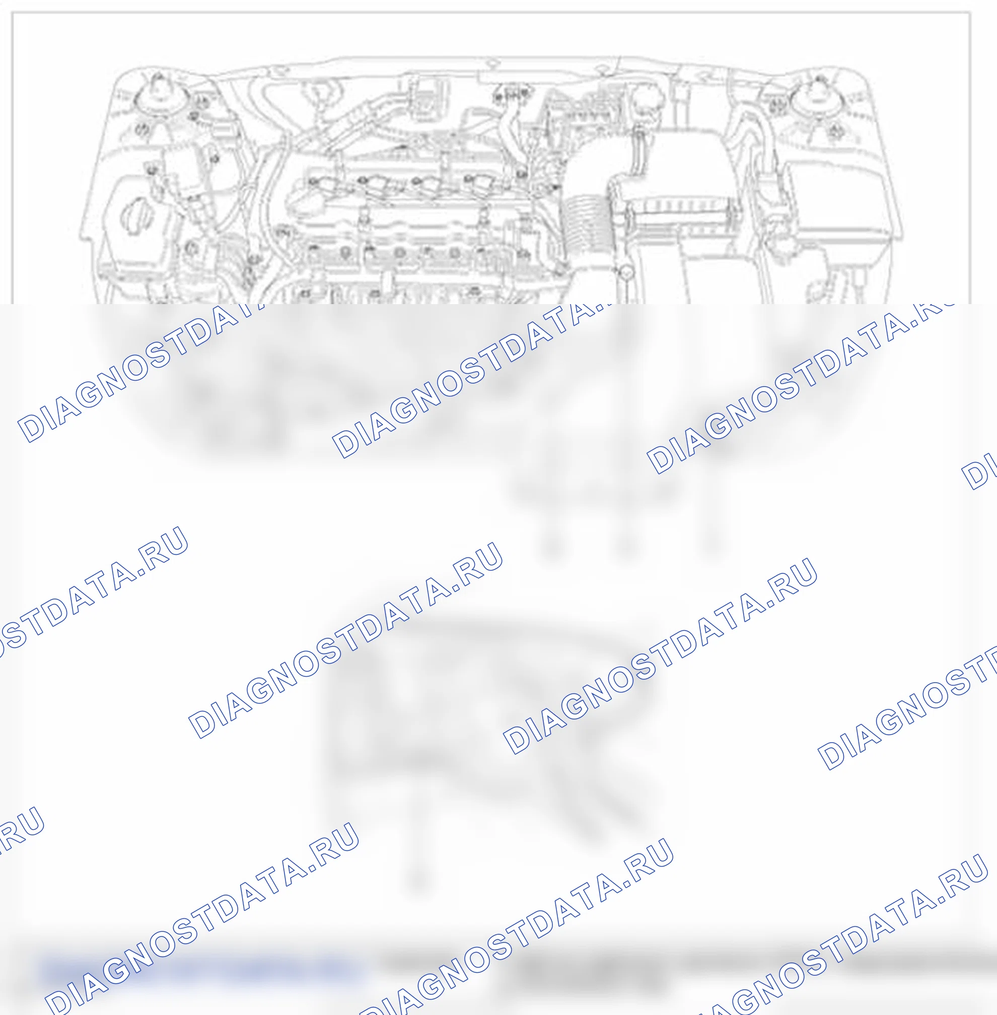Рис. 2: РАСПОЛОЖЕНИЕ КОМПОНЕНТОВ. Hyundai Sonata VI