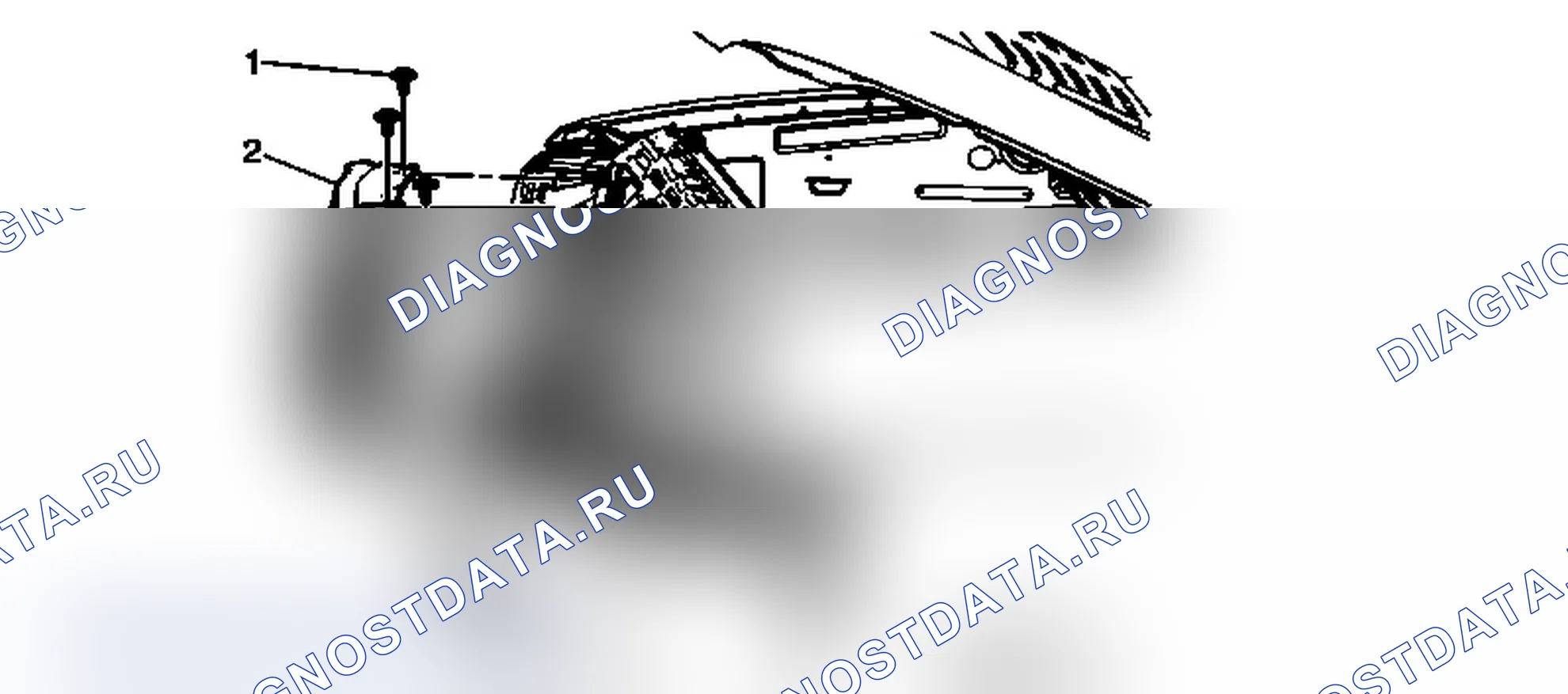 Рис. 123: Замена радиаторной решетки (GMC HD). GMC Sierra 2500 HD 