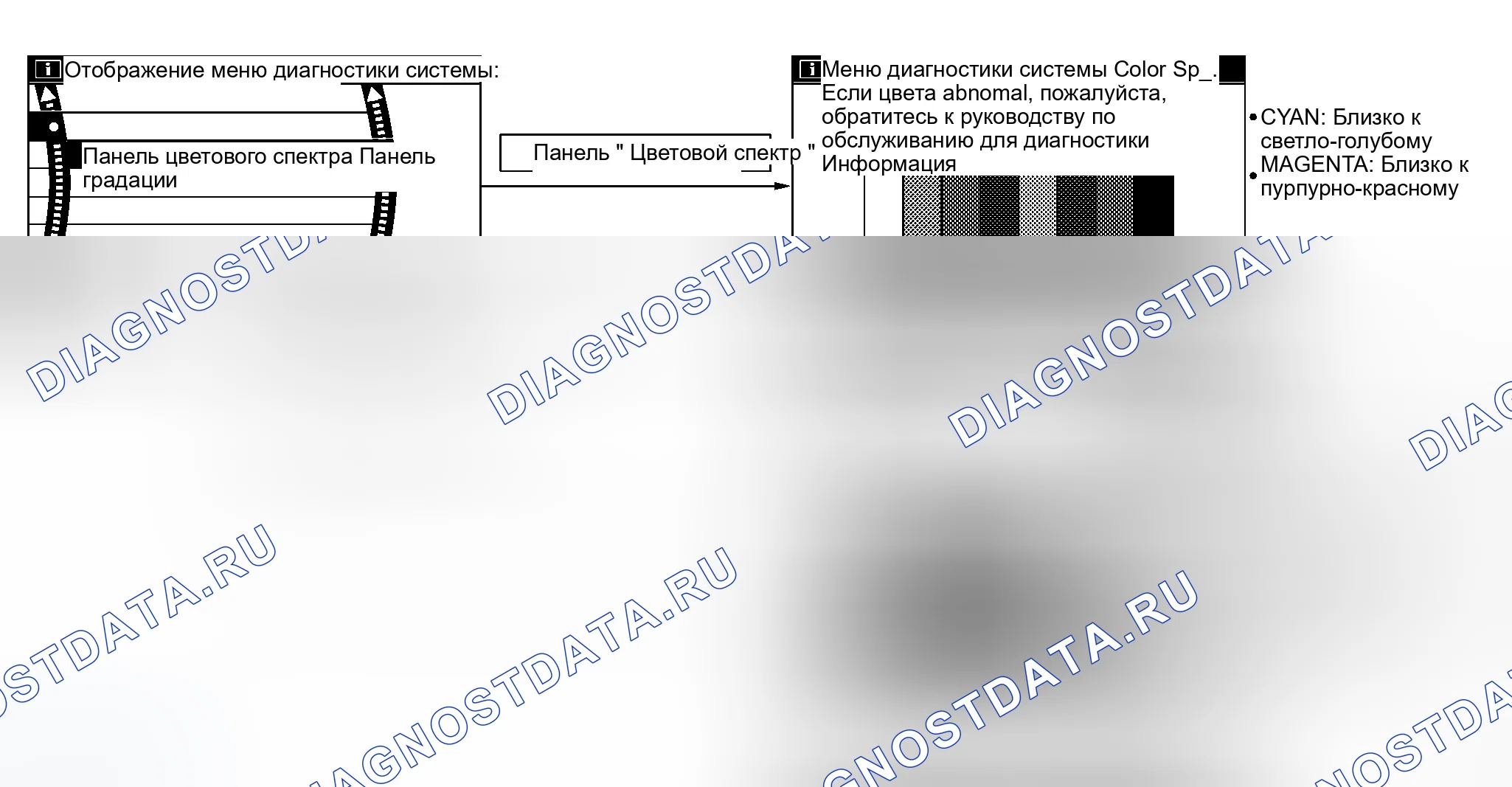 Рис. 284: ДИАГНОСТИКА ДИСПЛЕЯ. Infiniti M45 III
