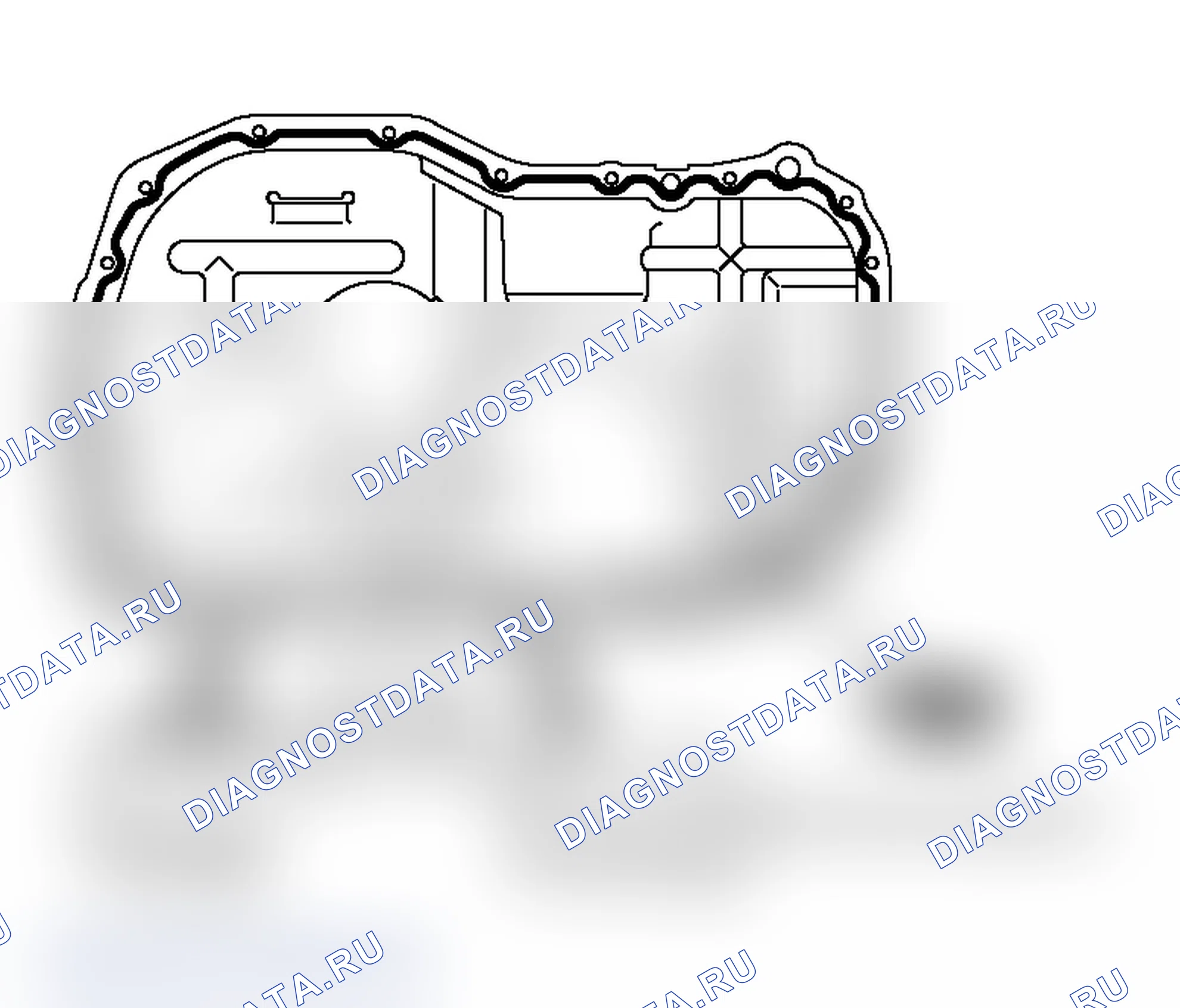 Рис. 162: >> A <<УСТАНОВКА МАСЛЯНОГО ПОДДОНА ДВИГАТЕЛЯ. Mitsubishi Lancer Evolution IX