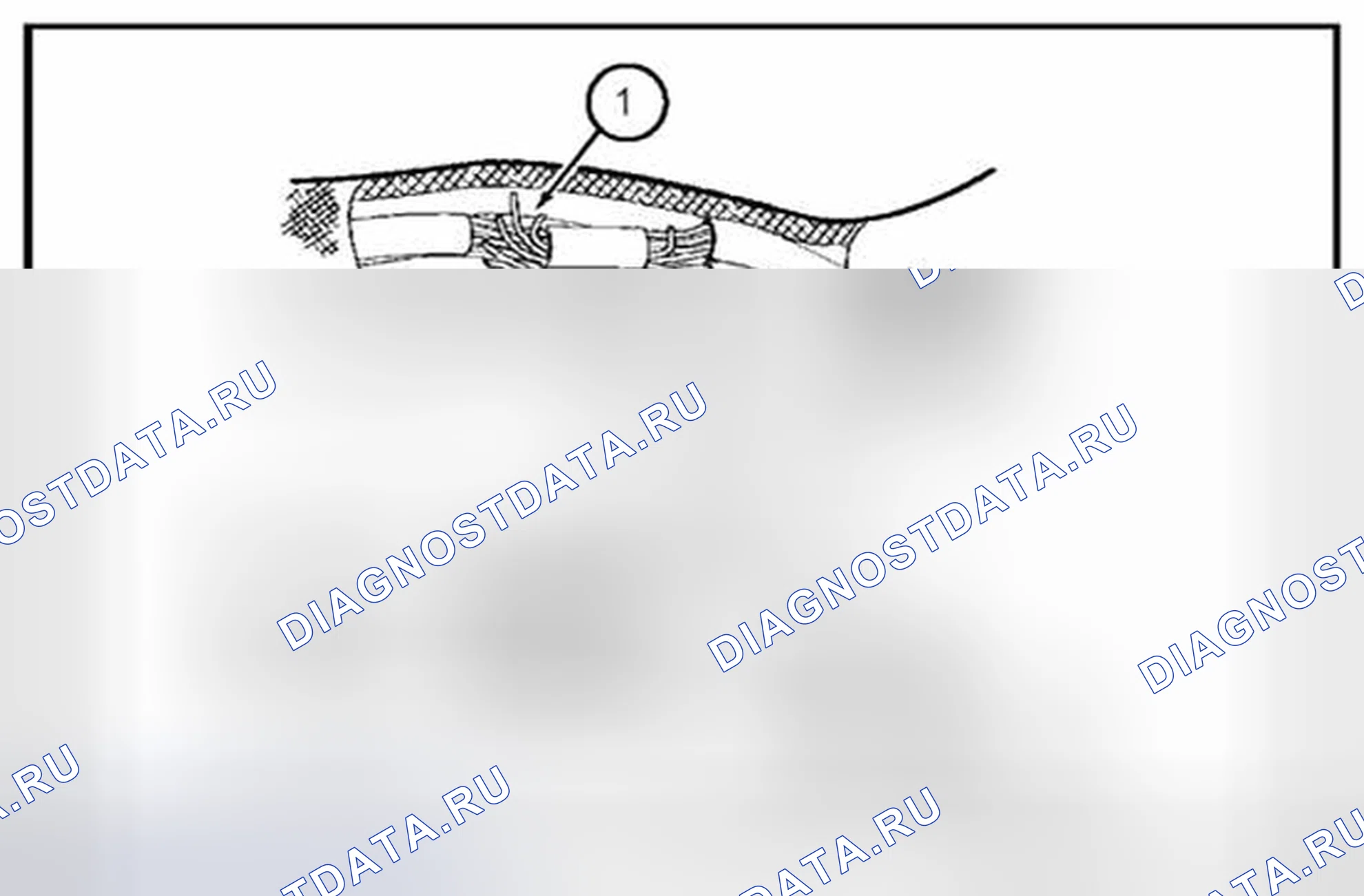 Рис. 855: Короткое замыкание в электрическом жгуте. Ford Pickup F250 Super Duty II