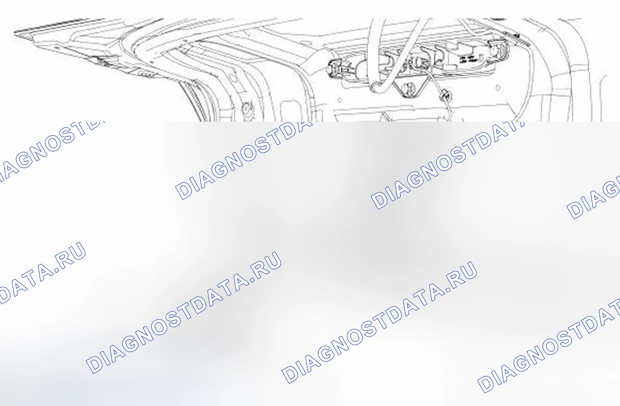 Рис. 25: Цилиндр замка крышки багажного отделения. Ford Focus II рестайлинг