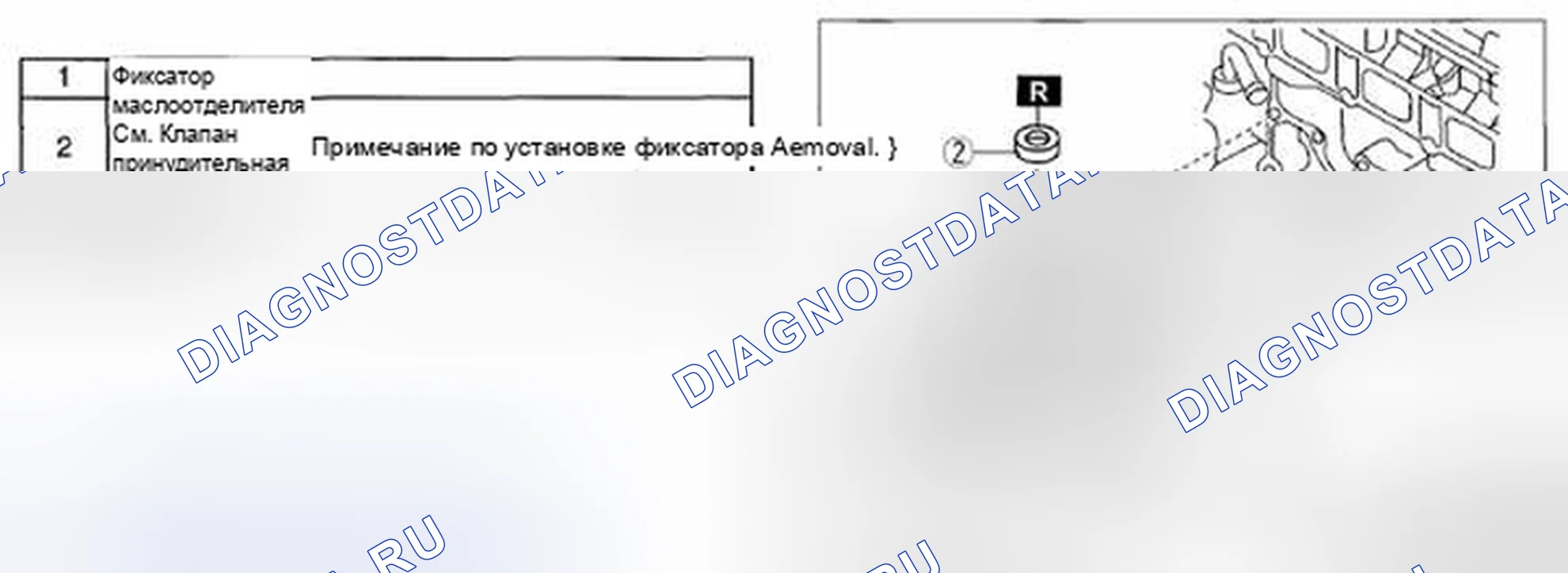 Рис. 58: ДЕМОНТАЖ / МОНТАЖ КЛАПАНА ПРИНУДИТЕЛЬНОЙ ВЕНТИЛЯЦИИ КАРТЕРА (принудительная вентиляция картера (PCV) (принудительная вентиляция картера)) [L3 С Tc]. Honda CR-V IV рестайлинг