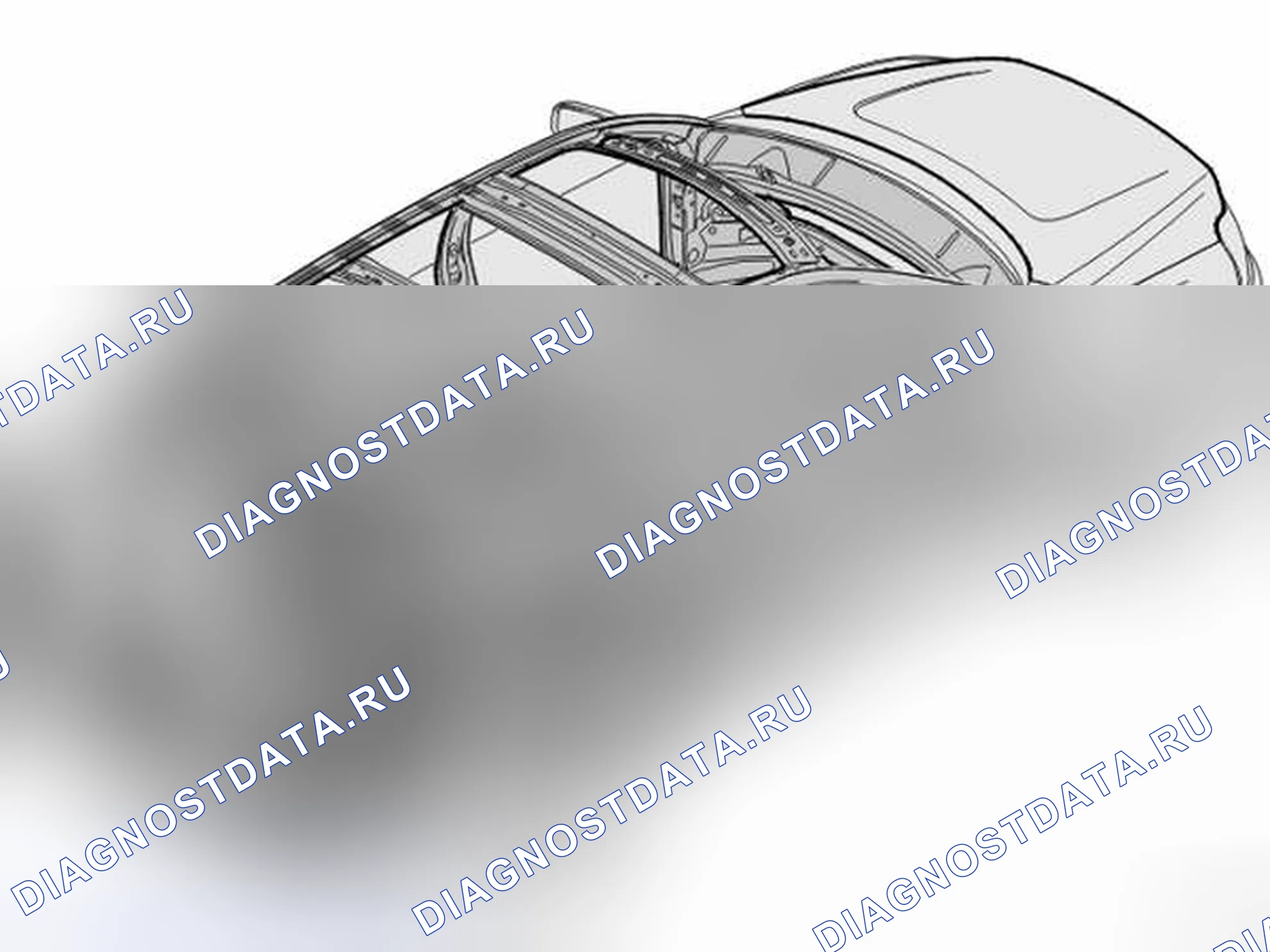 Рис. 226: ЗАДНЯЯ ЗОНА СМЯТИЯ. Volvo XC90 I рестайлинг