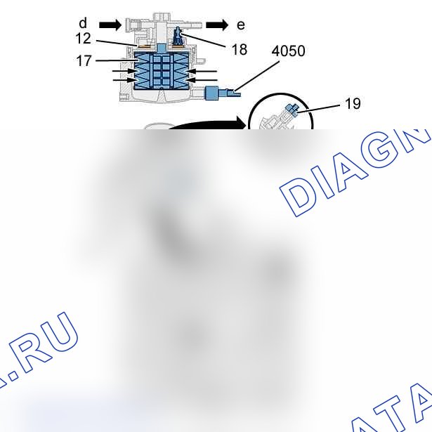 Функция: система питания топливом (SIEMENS SID 803) — b1hp20gp. Peugeot 607 I рестайлинг