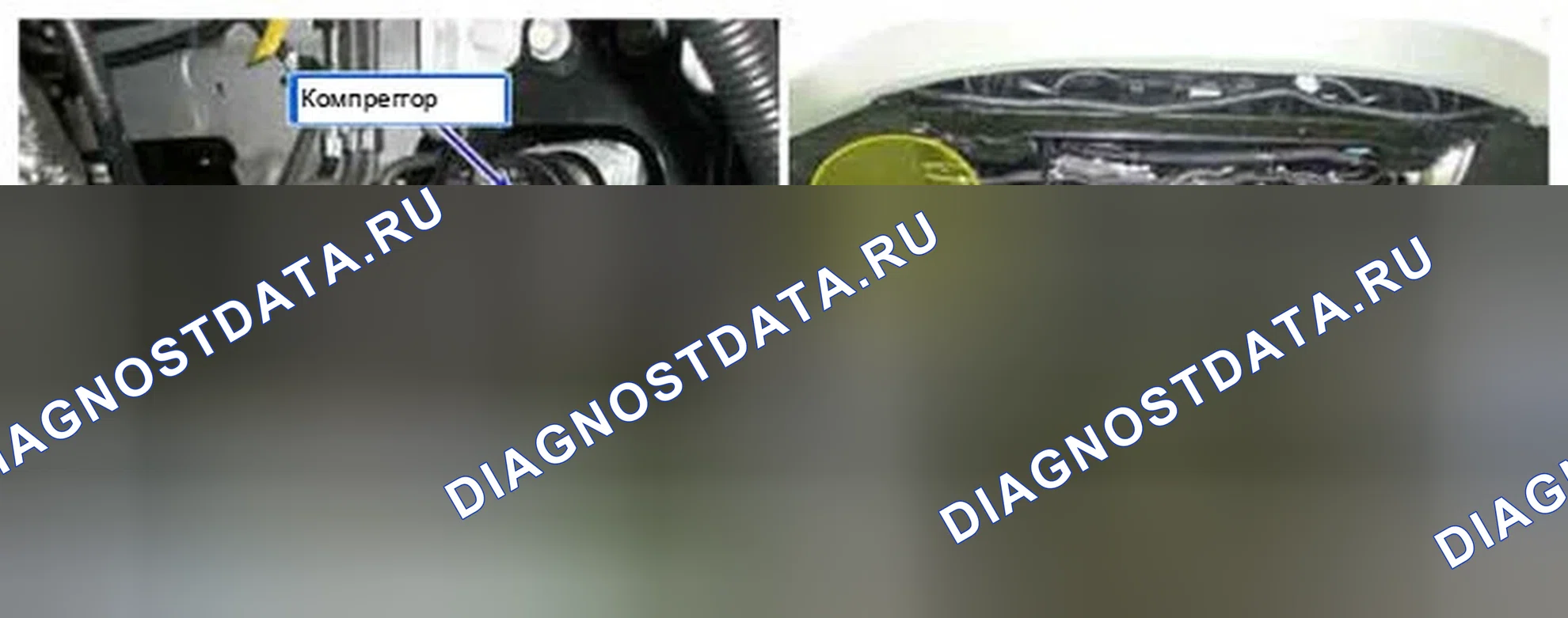 Рис. 201: Расположение компонентов. Hyundai Equus II