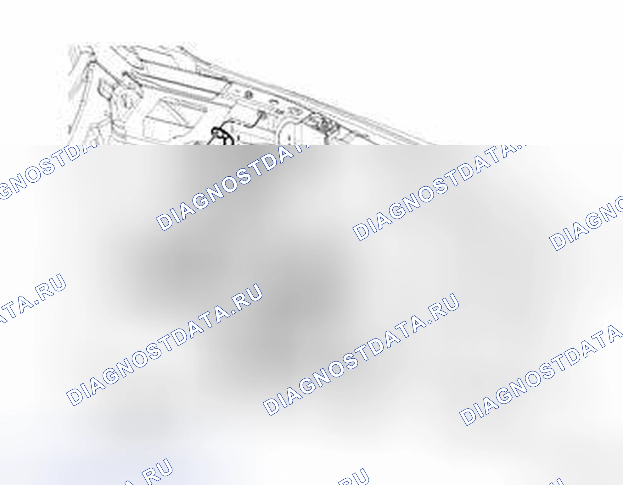Рис. 10: КАБЕЛИ ГАЗОВОЙ БАТАРЕИ. RAM 1500 IV