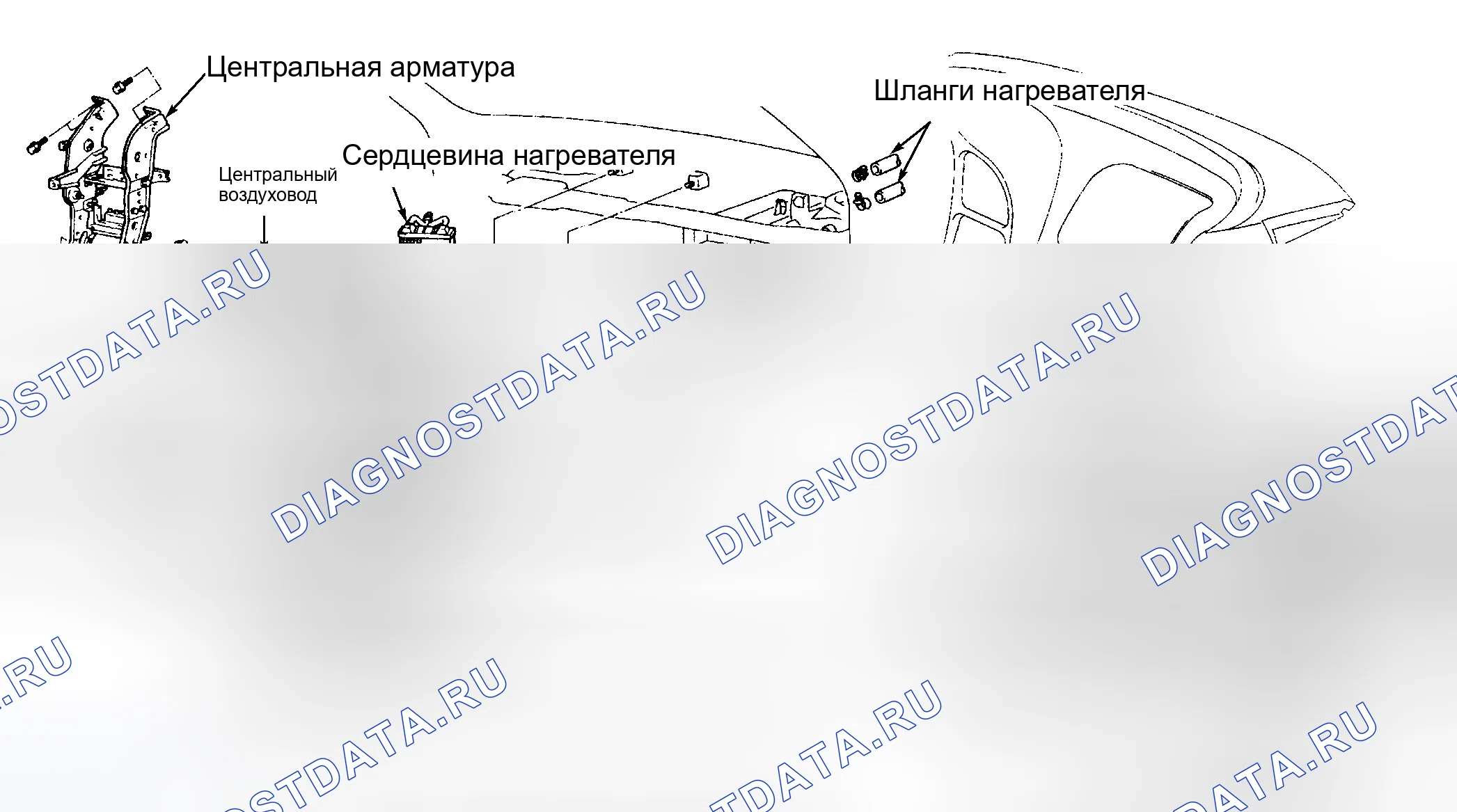 Рис. 1: РУЧКА РЕГУЛИРОВКИ ТЕМПЕРАТУРЫ. Honda CR-X III