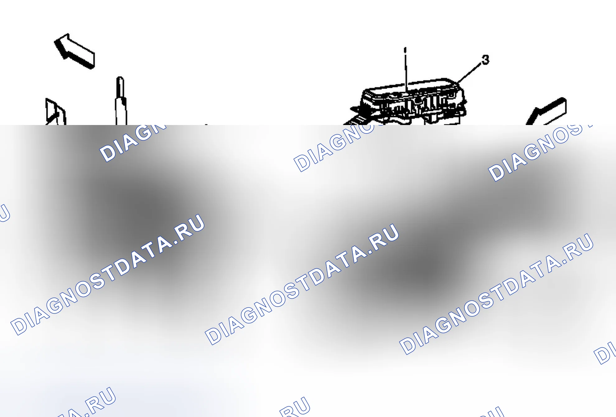 Рис. 6: Замена индикатора автоматического управления коробкой передач (Acadia). Chevrolet Traverse I