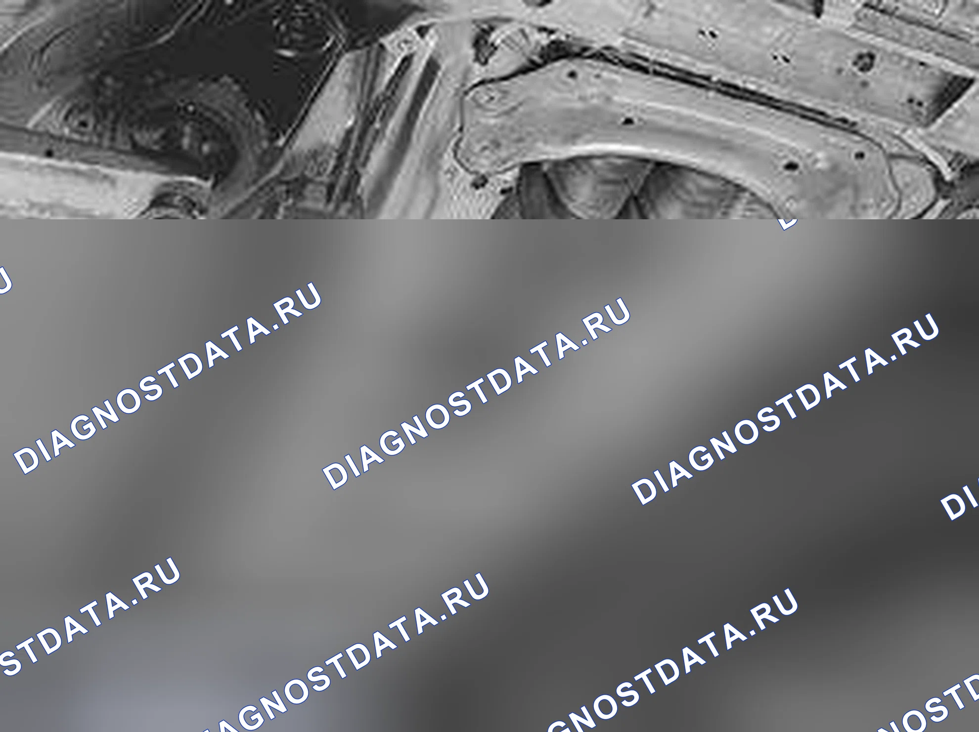Рис. 175: Разделение выхлопной системы. Volvo S80 I