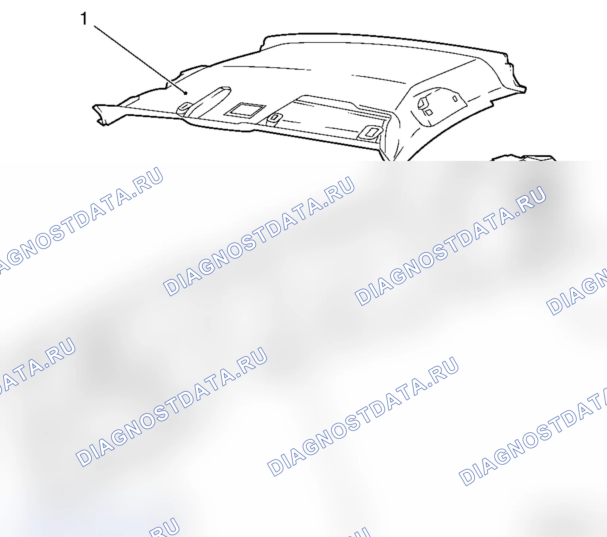 Расположение внутренней обшивки - L70. Opel Astra H