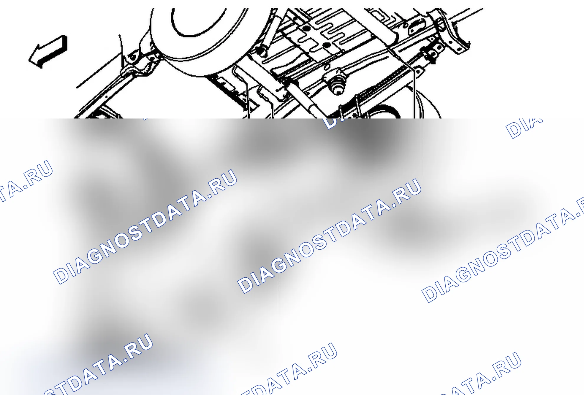 Рис. 4: Замена сажевого фильтра (серия 03). GMC Sierra 2500 HD 